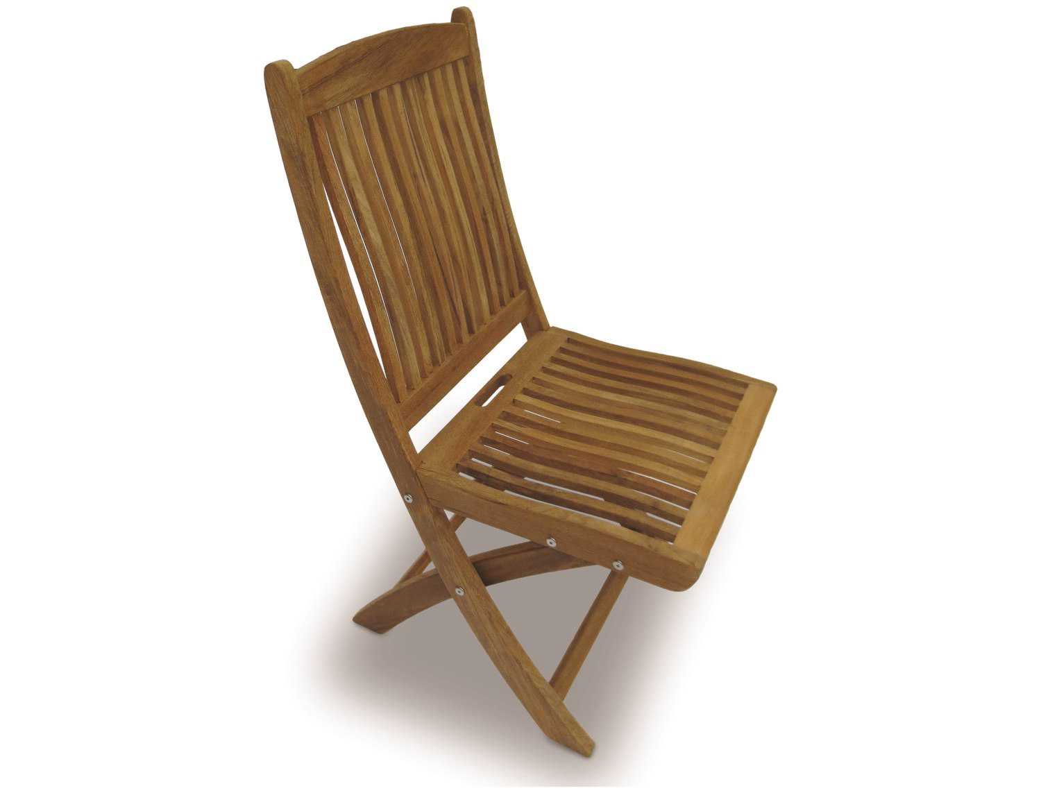 Royal Teak Collection Sailor Folding Patio Dining Side Chair