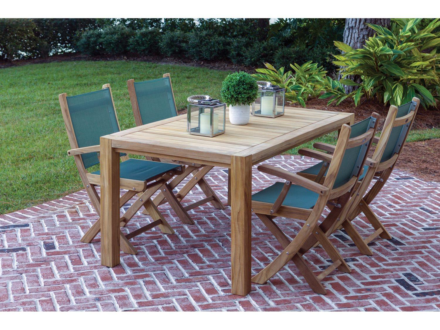 Royal Teak Collection Sailmate Outdoor Dining Set