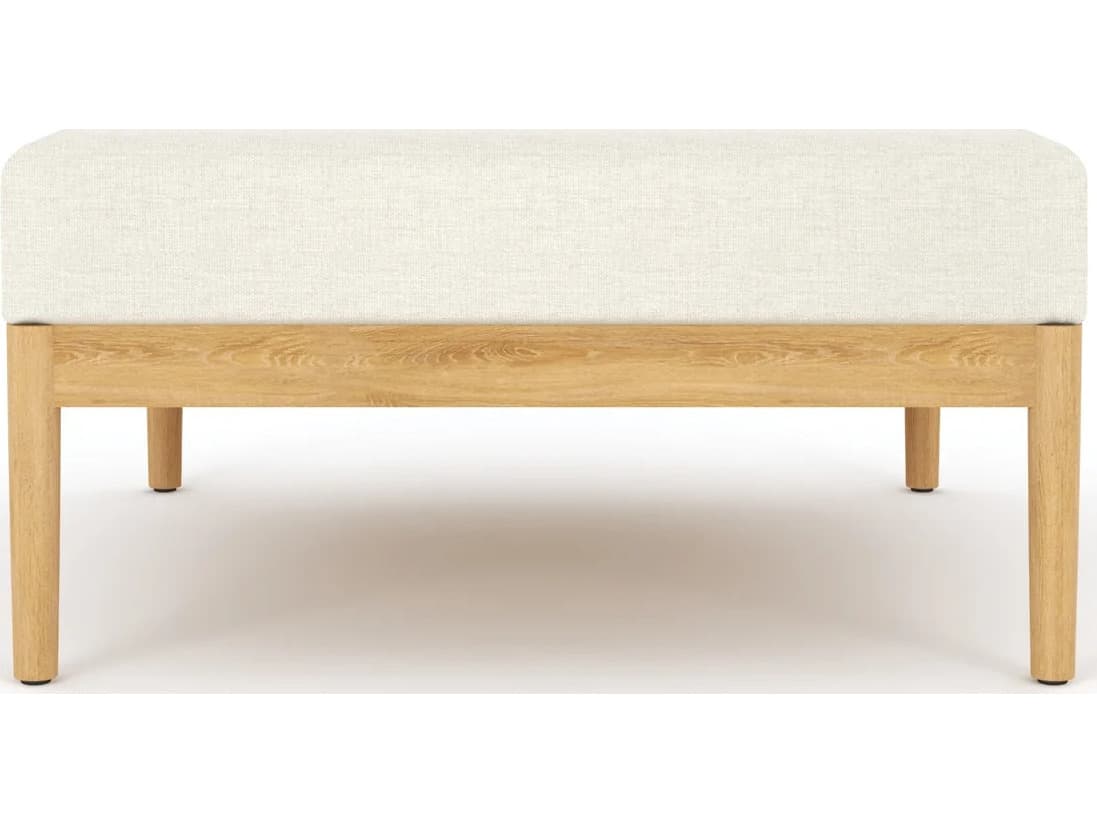 Royal Teak Collection San Lucas Teak Cushion Ottoman