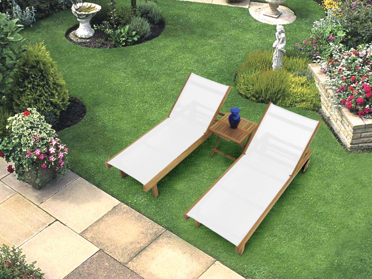 Royal Teak Collection Sundaze Outdoor Patio Lounge Set