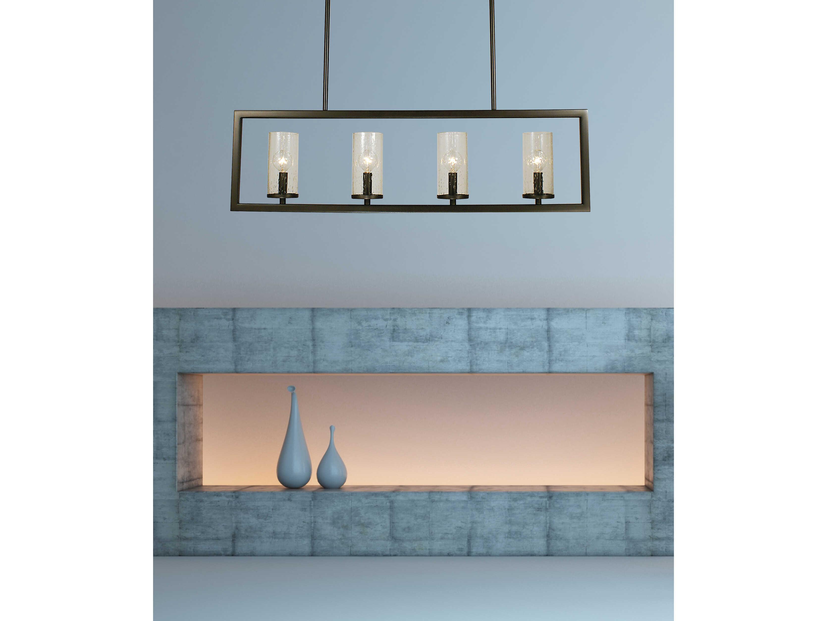 Framburg Theorem 4-Light Cylinder Island Pendant
