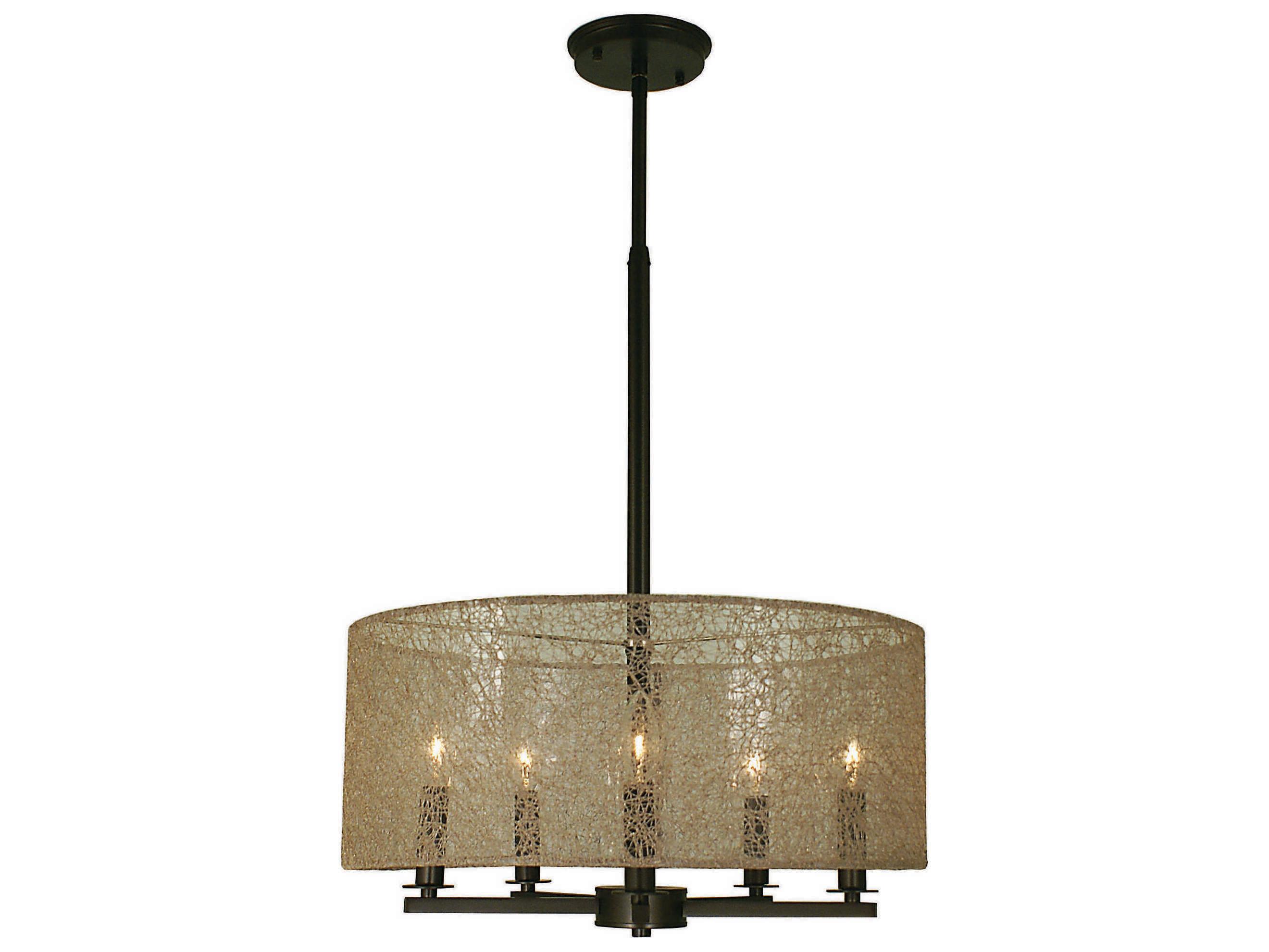 Framburg Chloe 5-Light Brown Chandelier