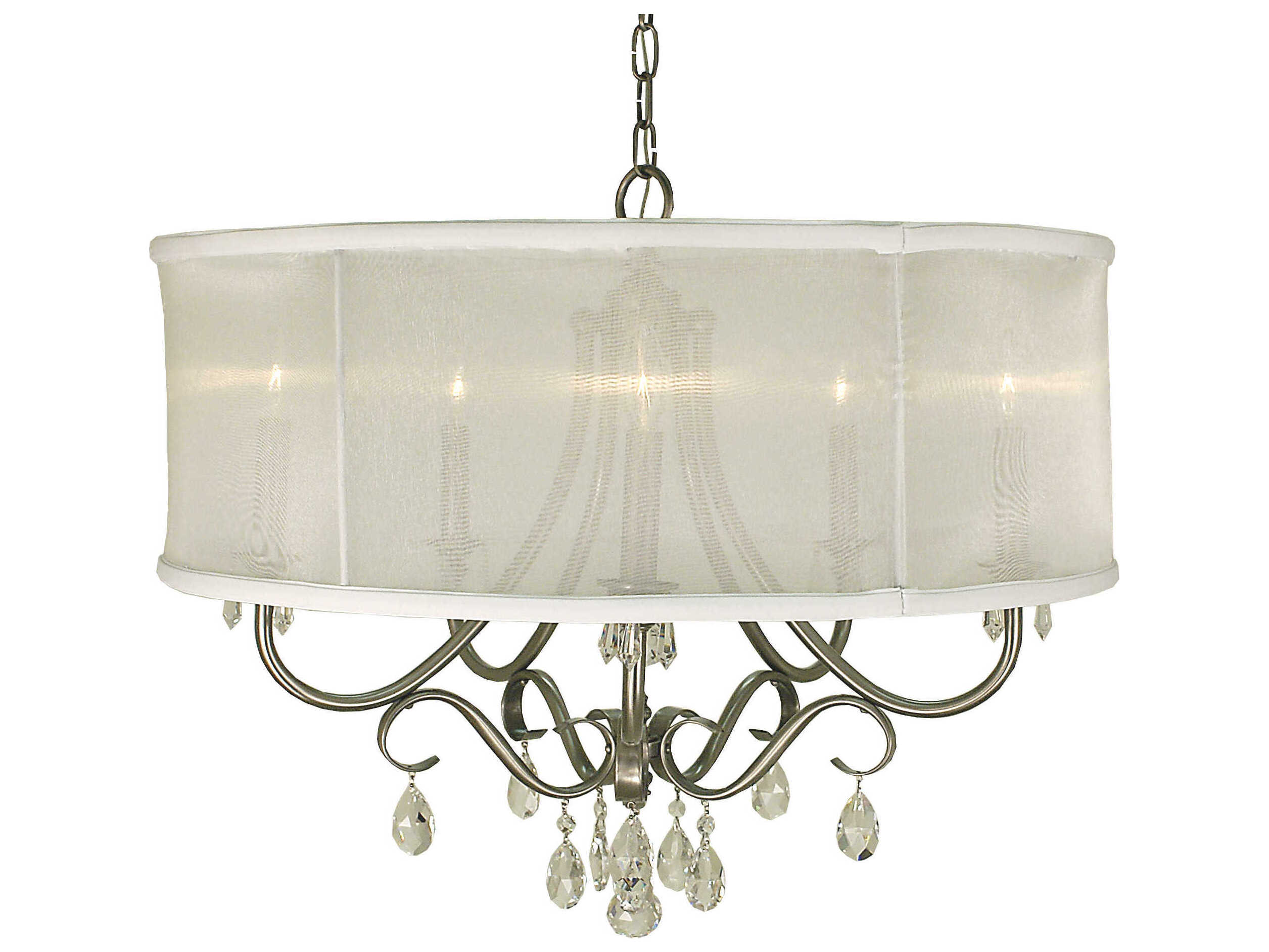 Framburg Liebestraum 5-Light White Chandelier