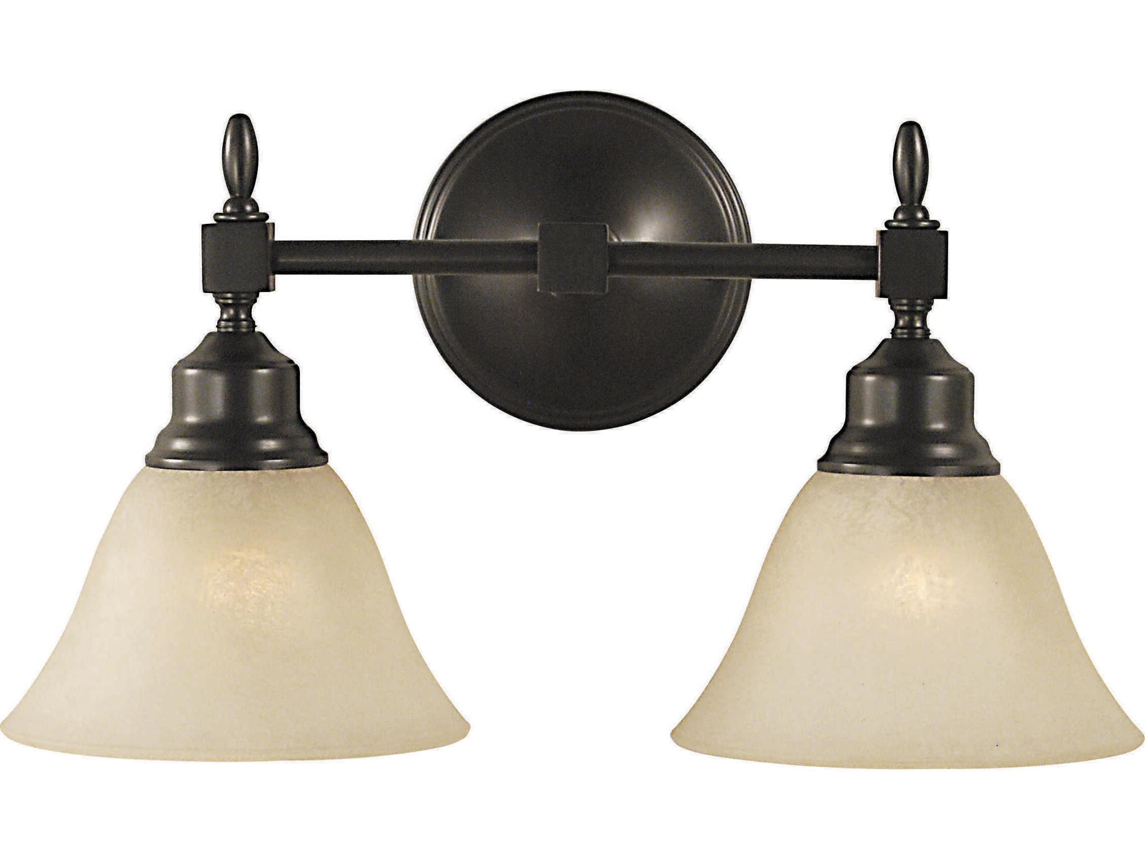 Framburg Taylor 2-Light Glass Vanity Light