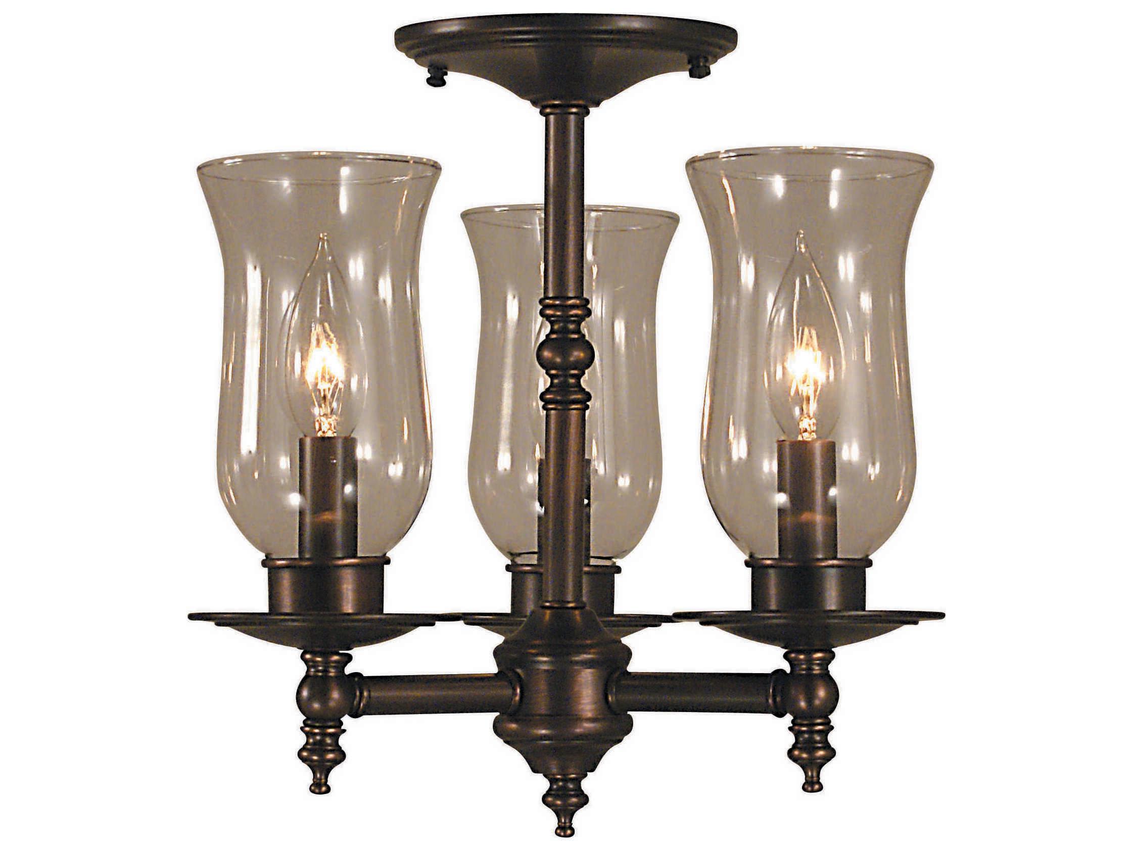 Framburg Sheraton 3-Light Semi Flush Mount