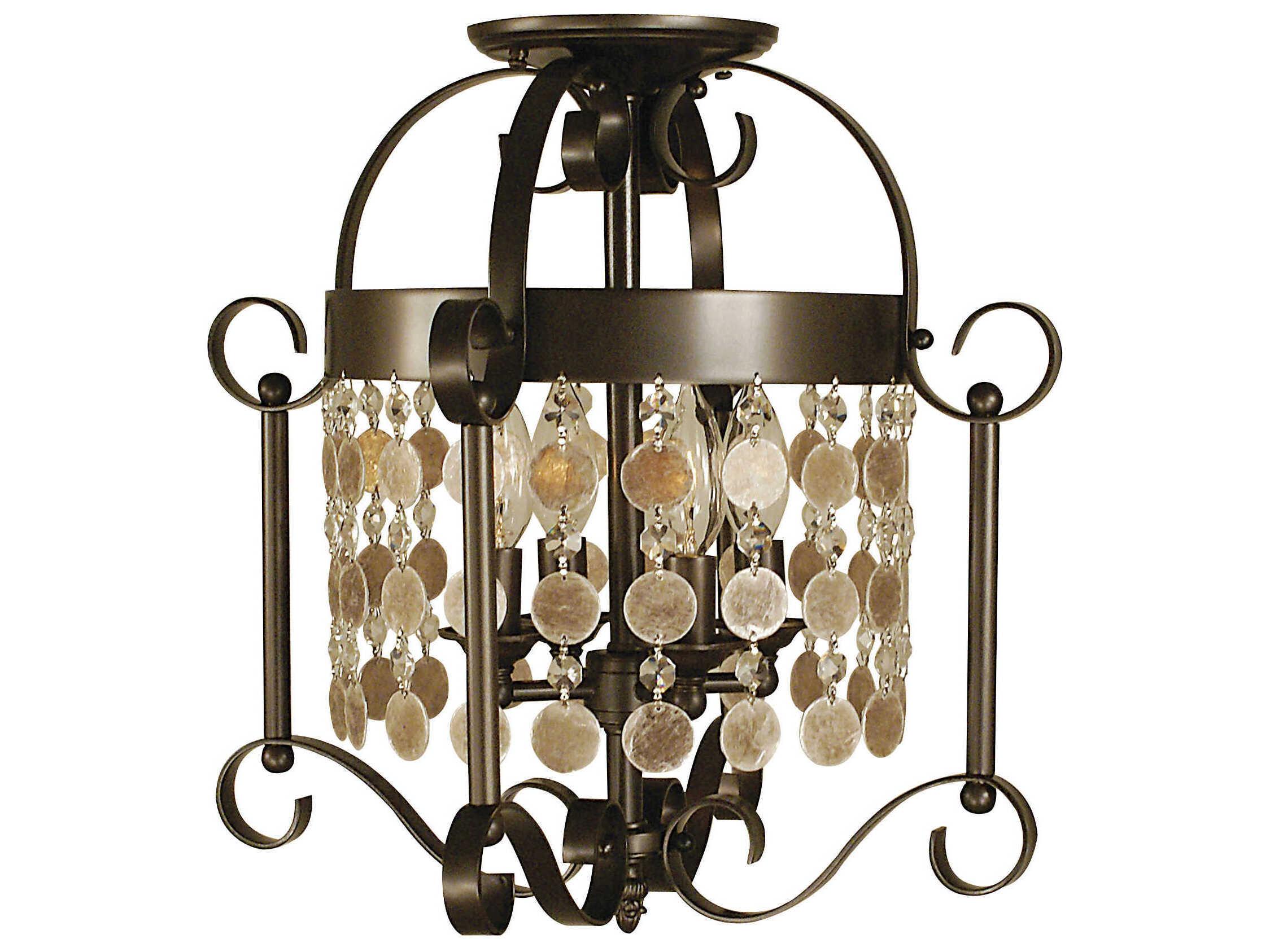 Framburg Naomi 4-Light Semi Flush Mount