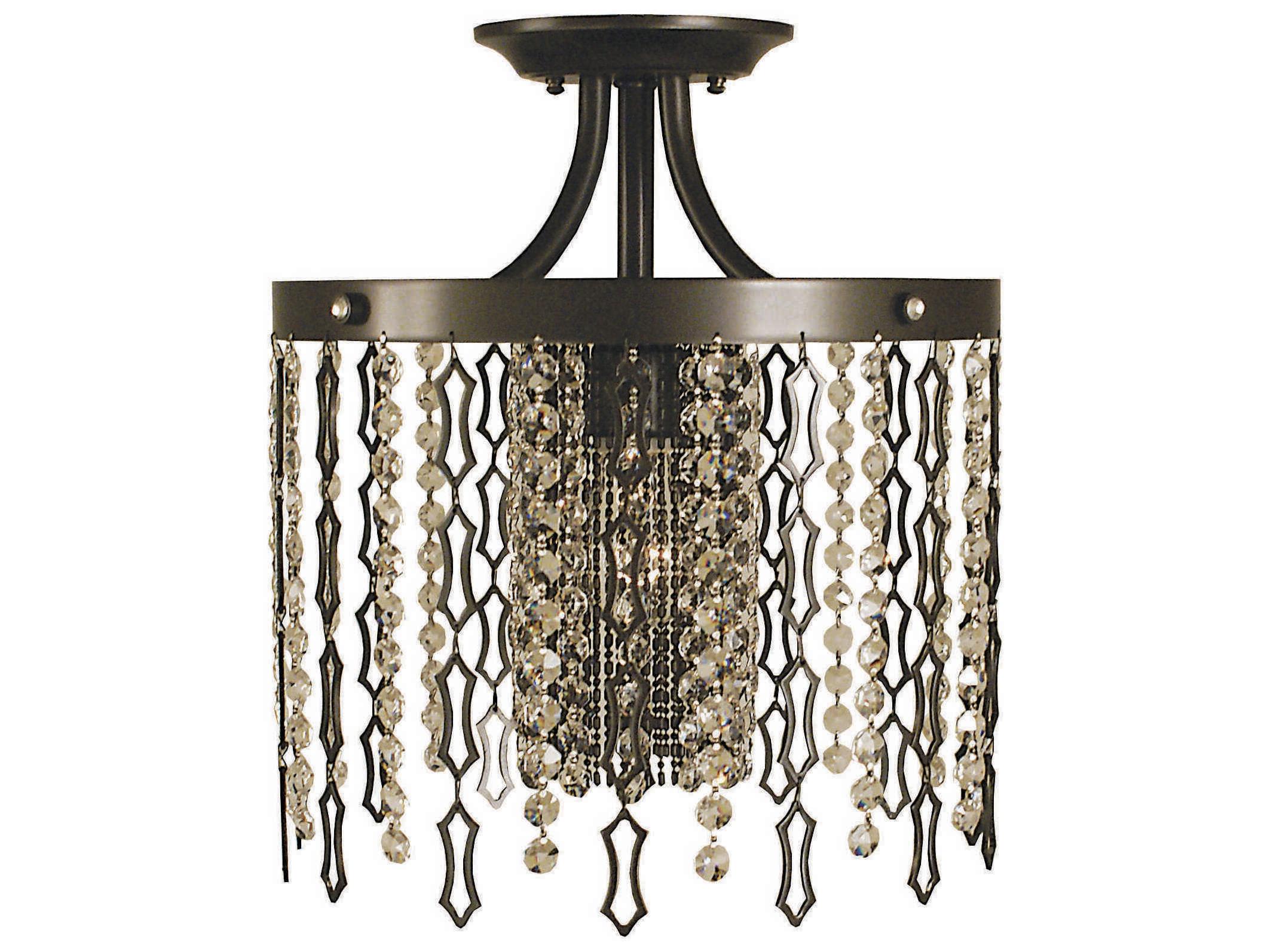 Framburg Penelope 1-Light Drum Semi Flush Mount