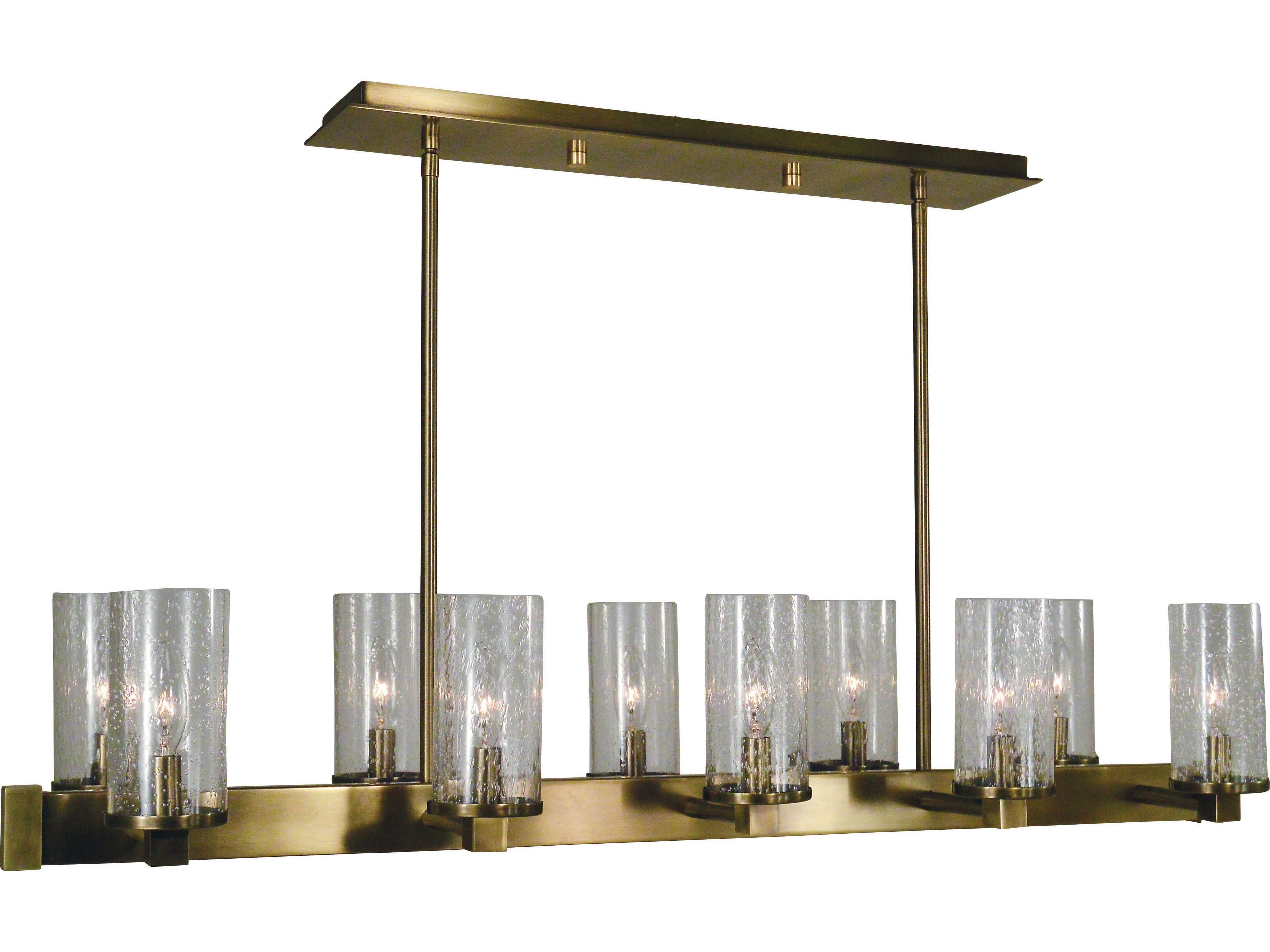 Framburg Lexi 10-Light Cylinder Island Pendant