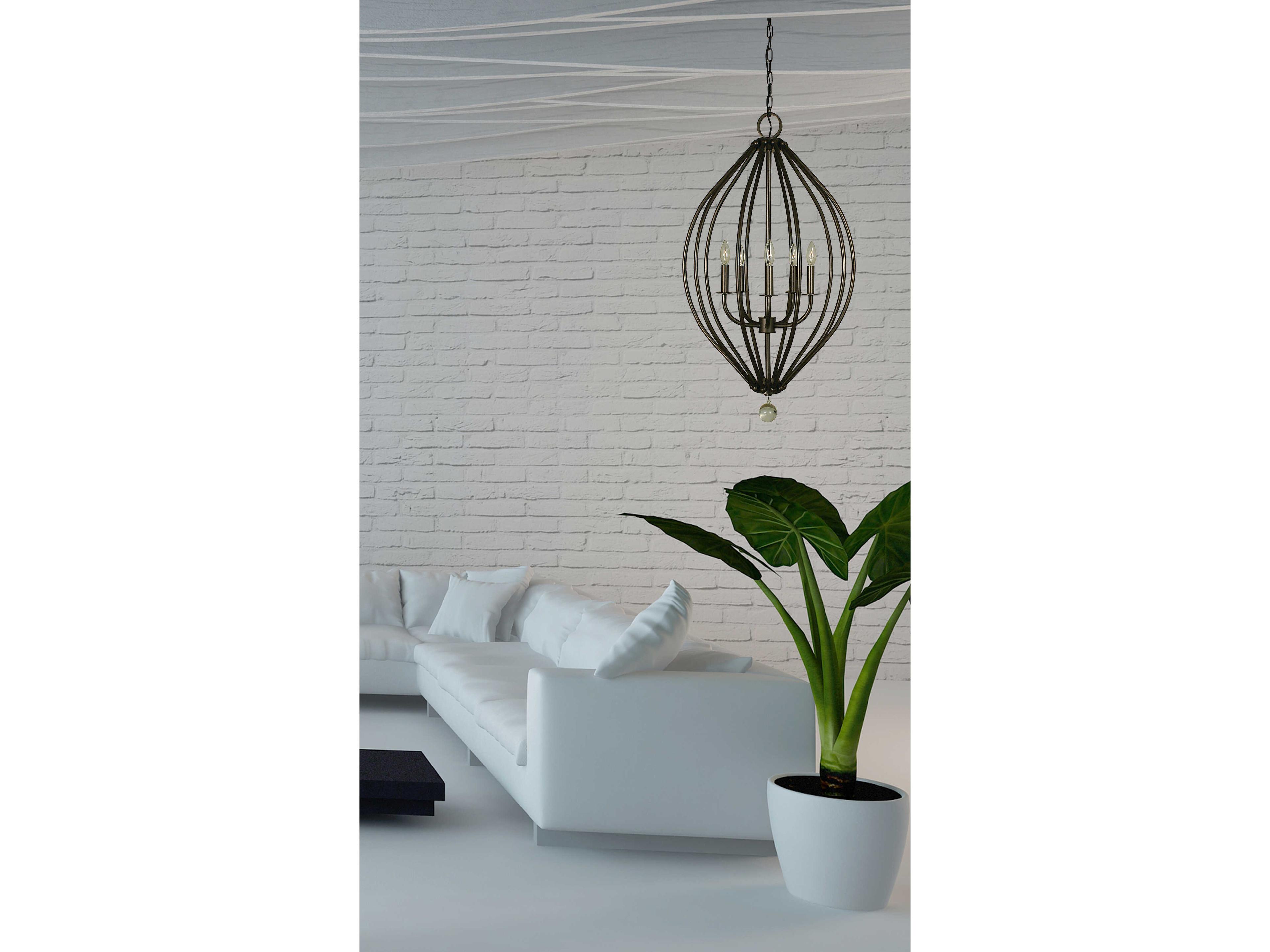 Framburg Dewdrop 5-Light Chandelier