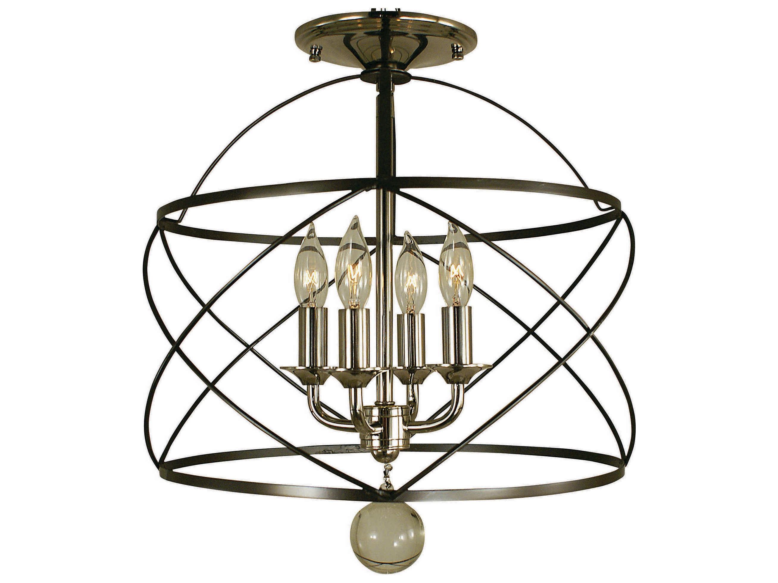 Framburg Nantucket 4-Light Semi Flush Mount