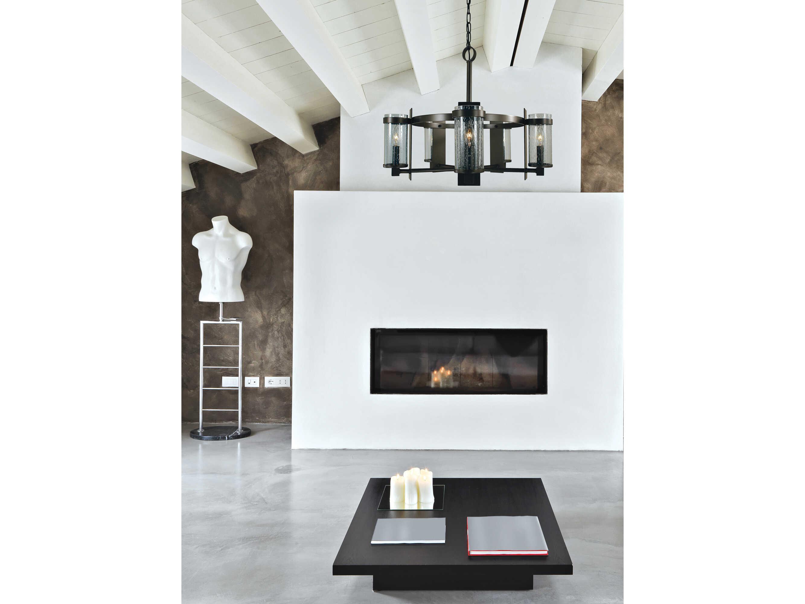 Framburg Hammersmith 5-Light Cylinder Chandelier