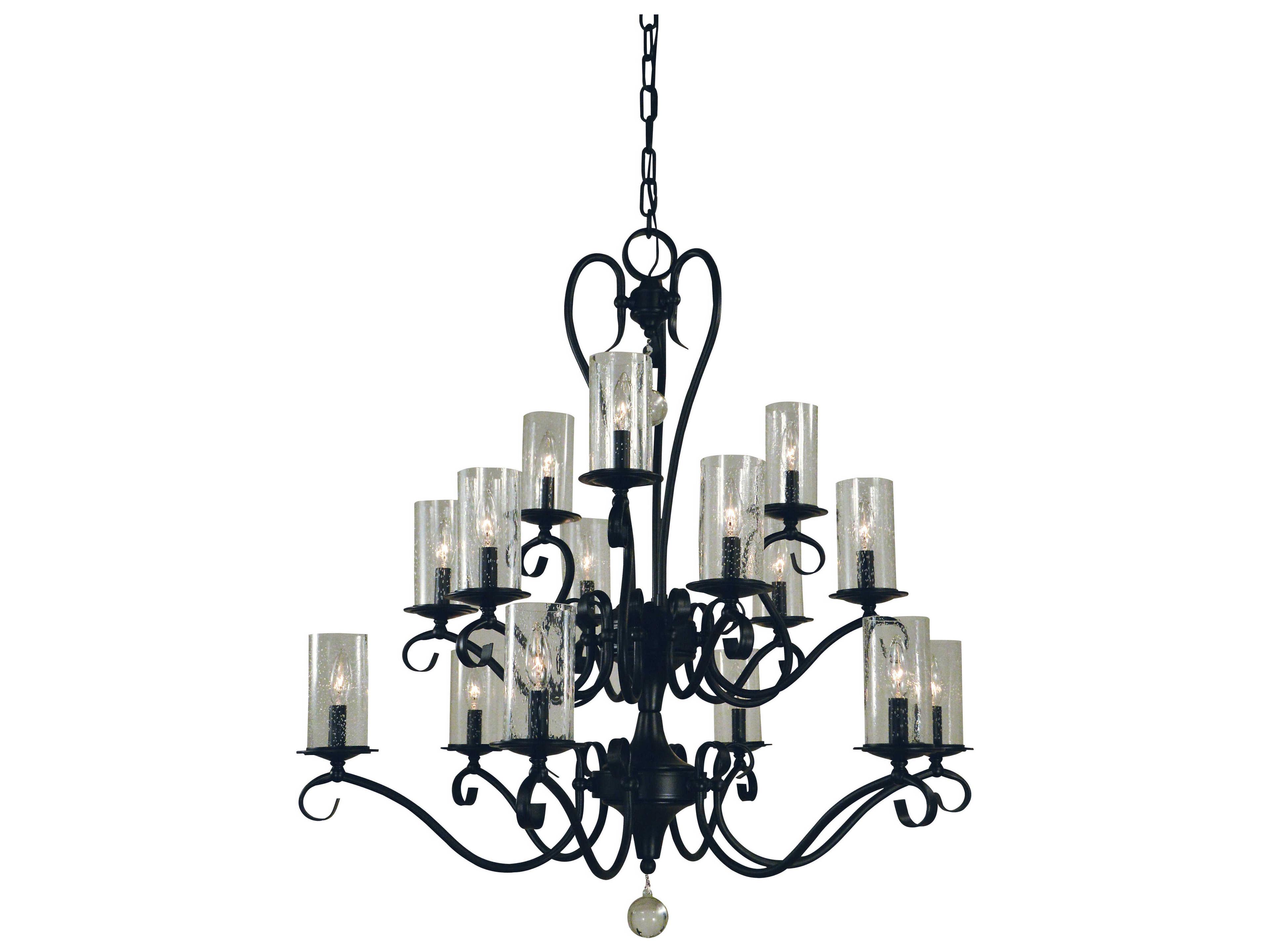 Framburg Ilsa 15-Light Cylinder Chandelier