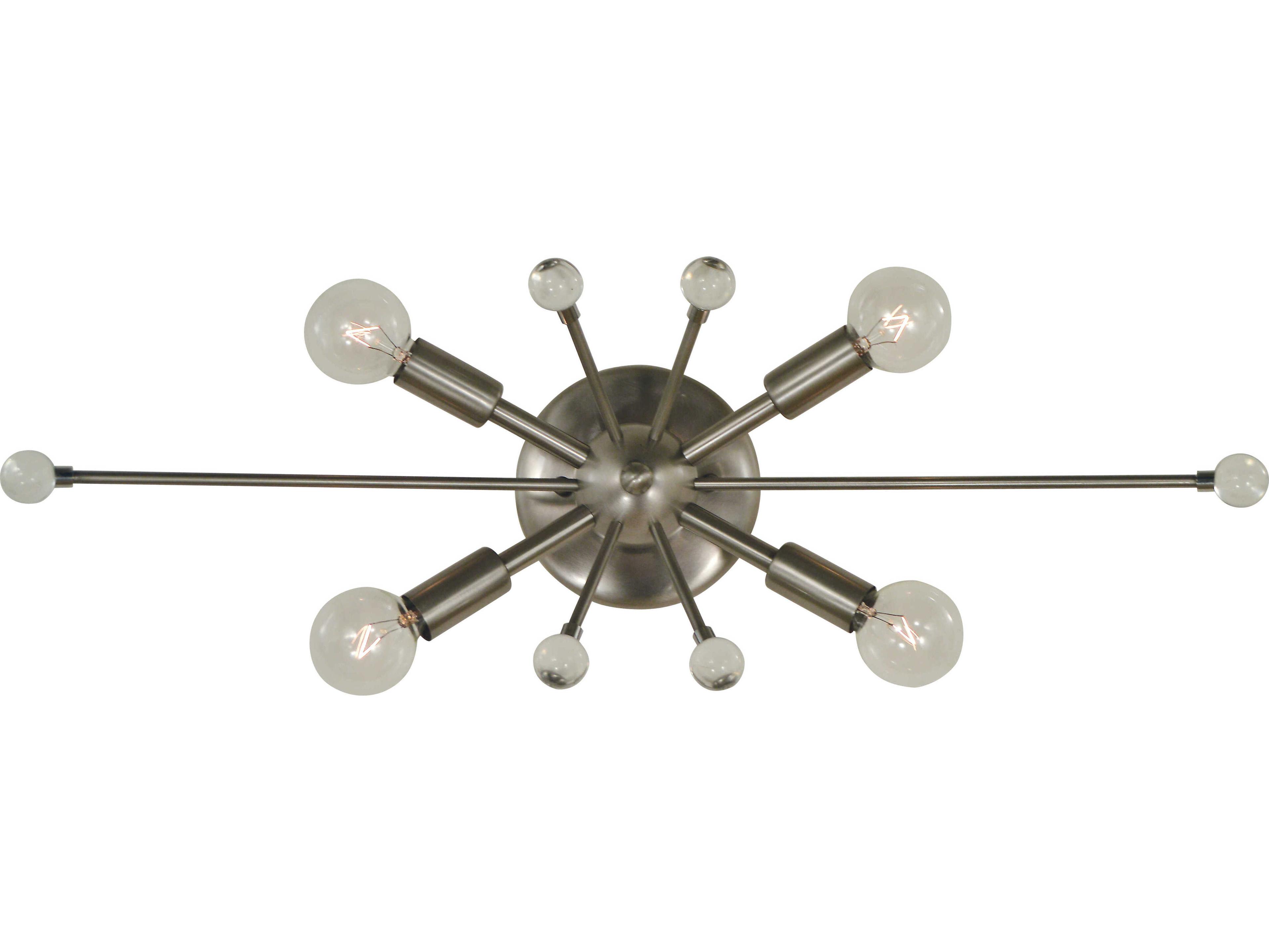 Framburg Supernova 4-Light Brushed Nickel Vanity Light