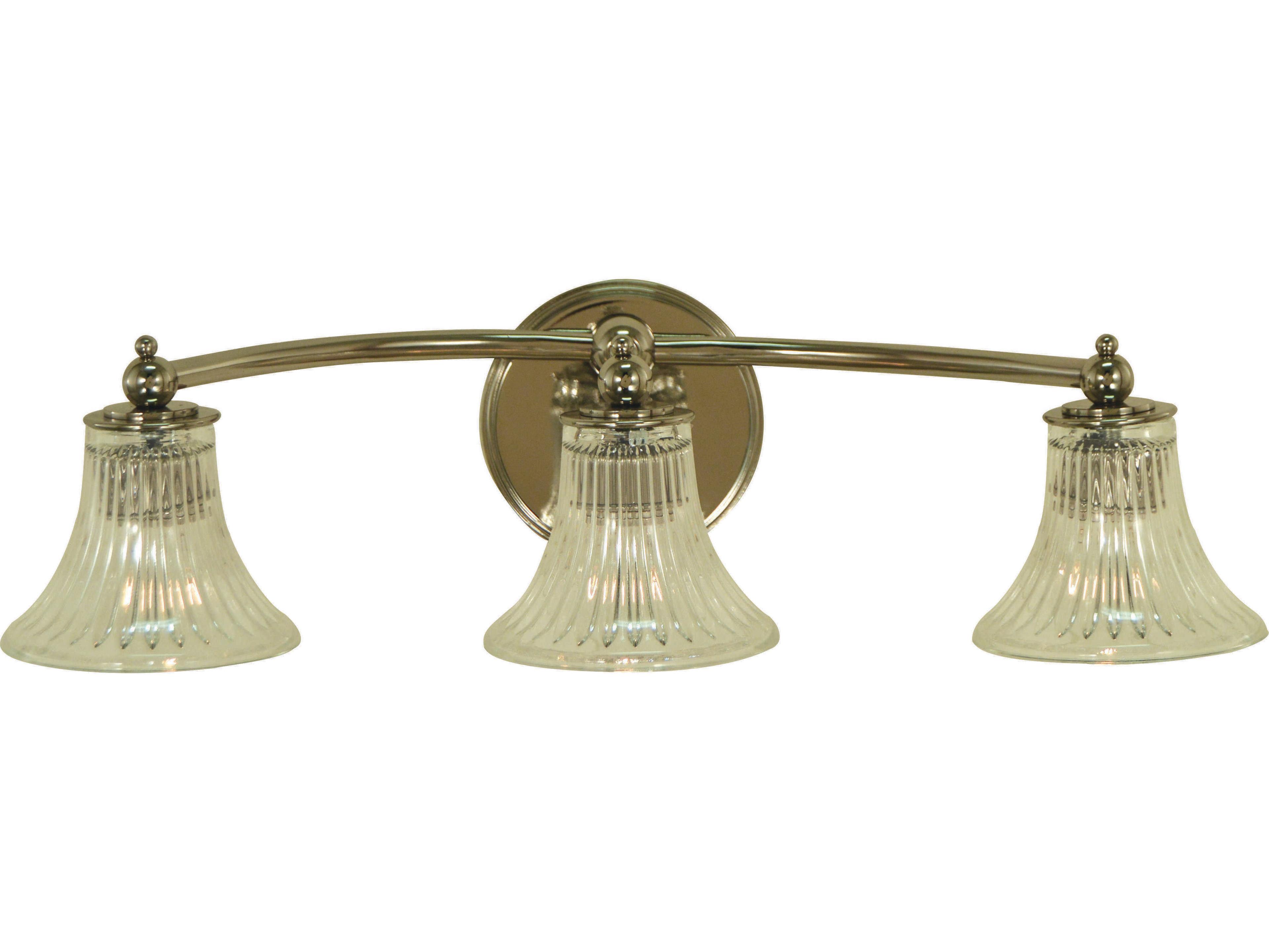 Framburg Ella 3-Light Glass Vanity Light