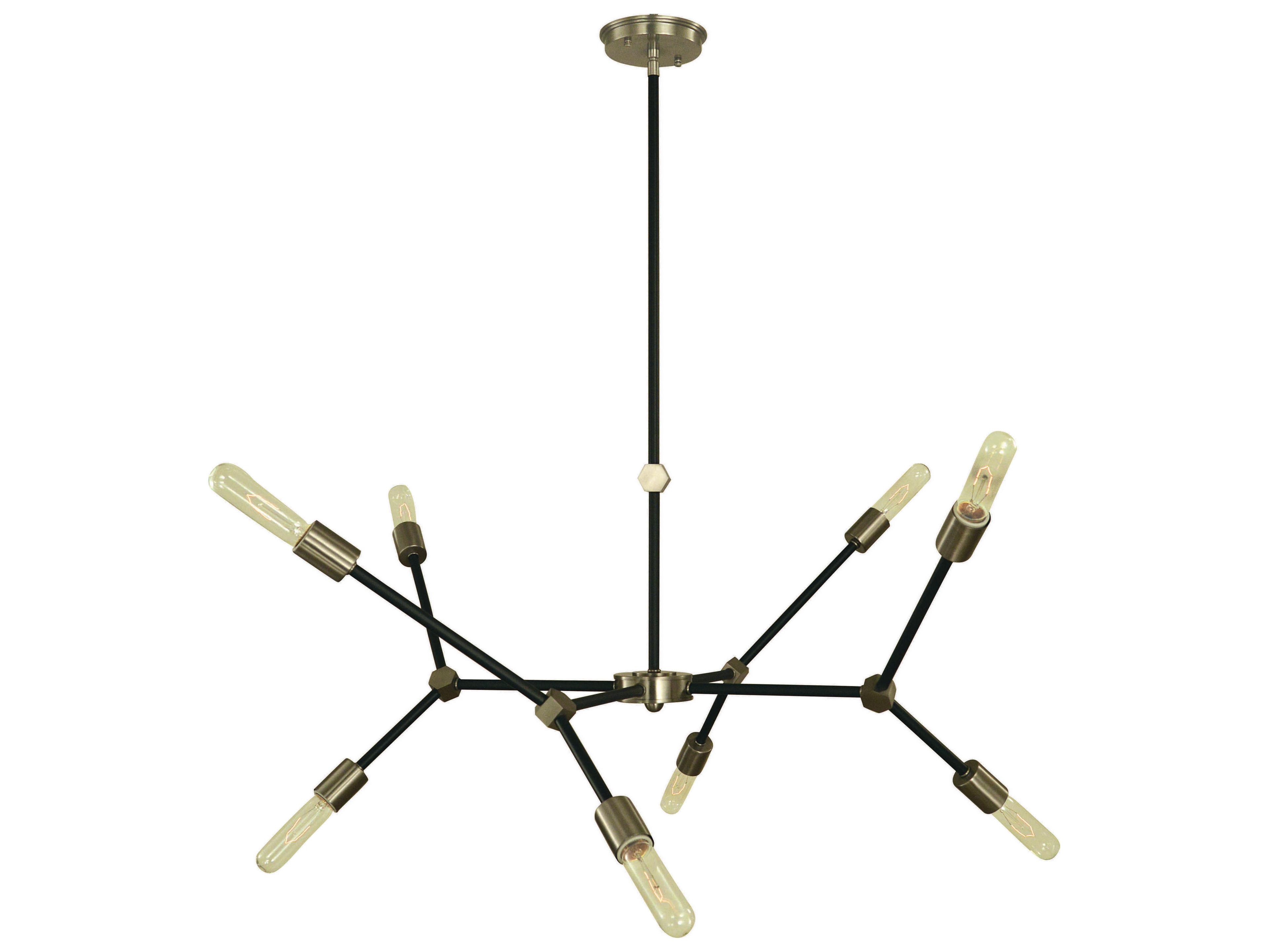 Framburg Kinetic 8-Light Chandelier
