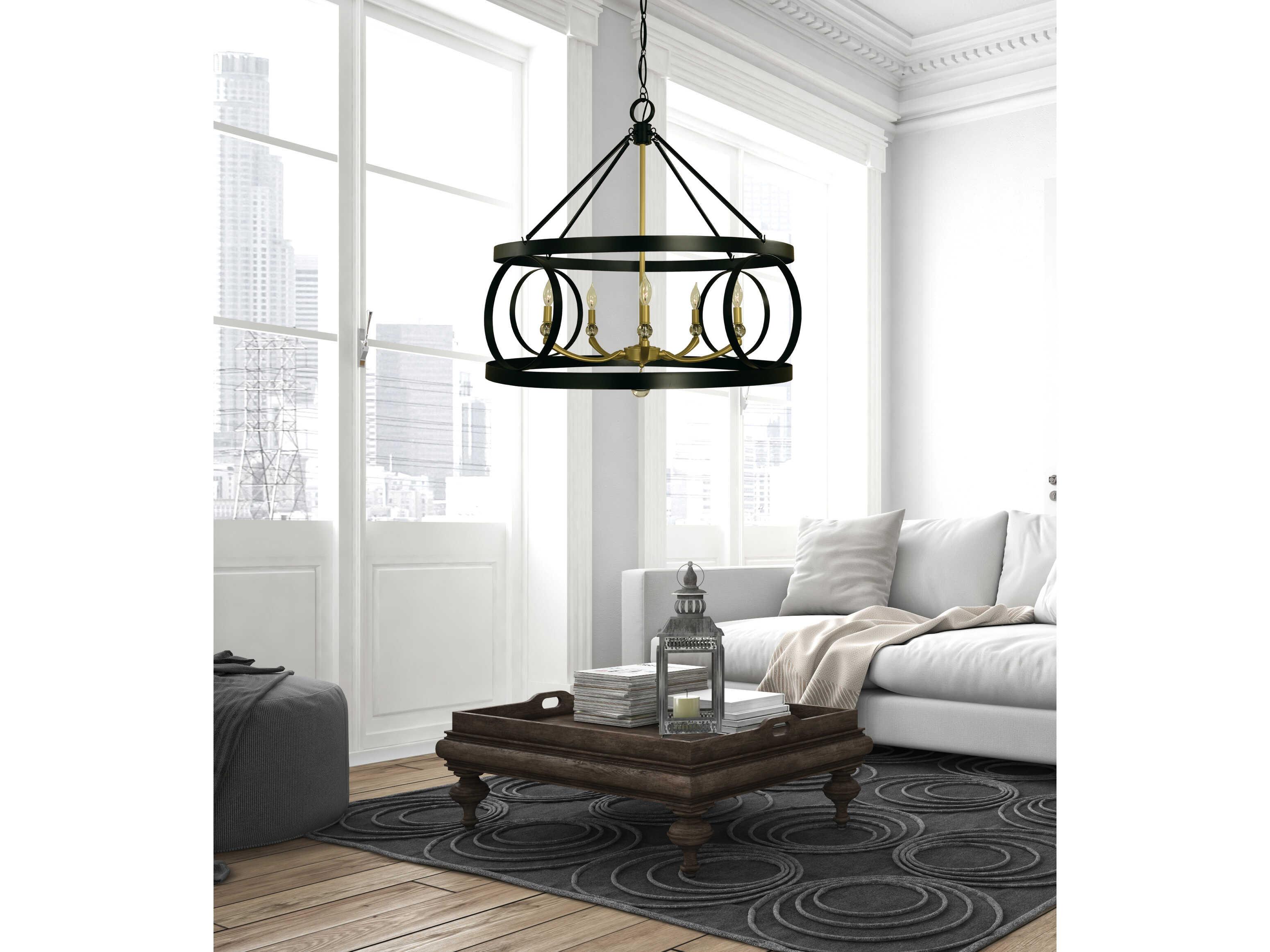 Framburg Amelia 5-Light Candelabra Chandelier