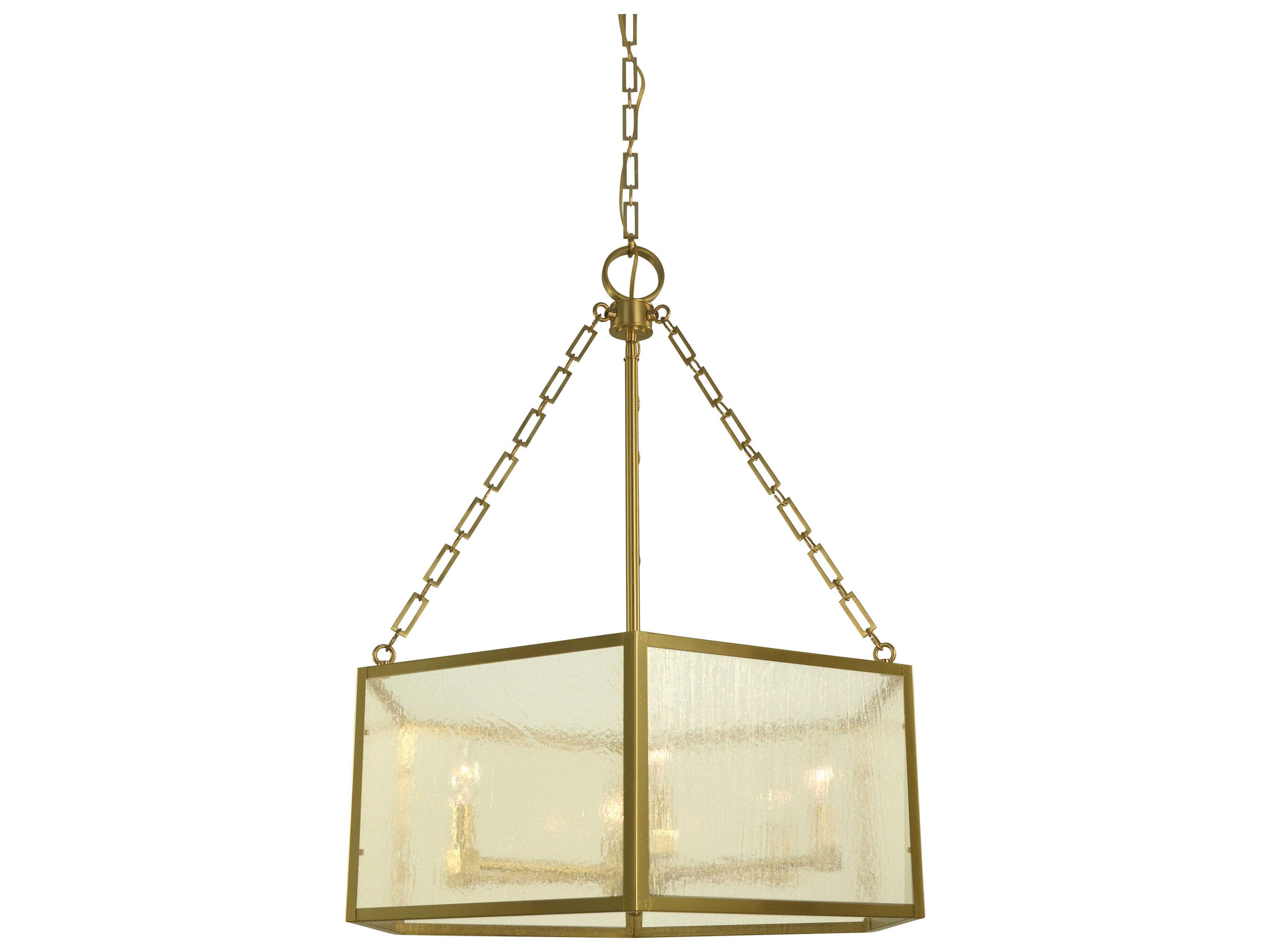 Framburg Mila Brushed Brass Geometric Chandelier