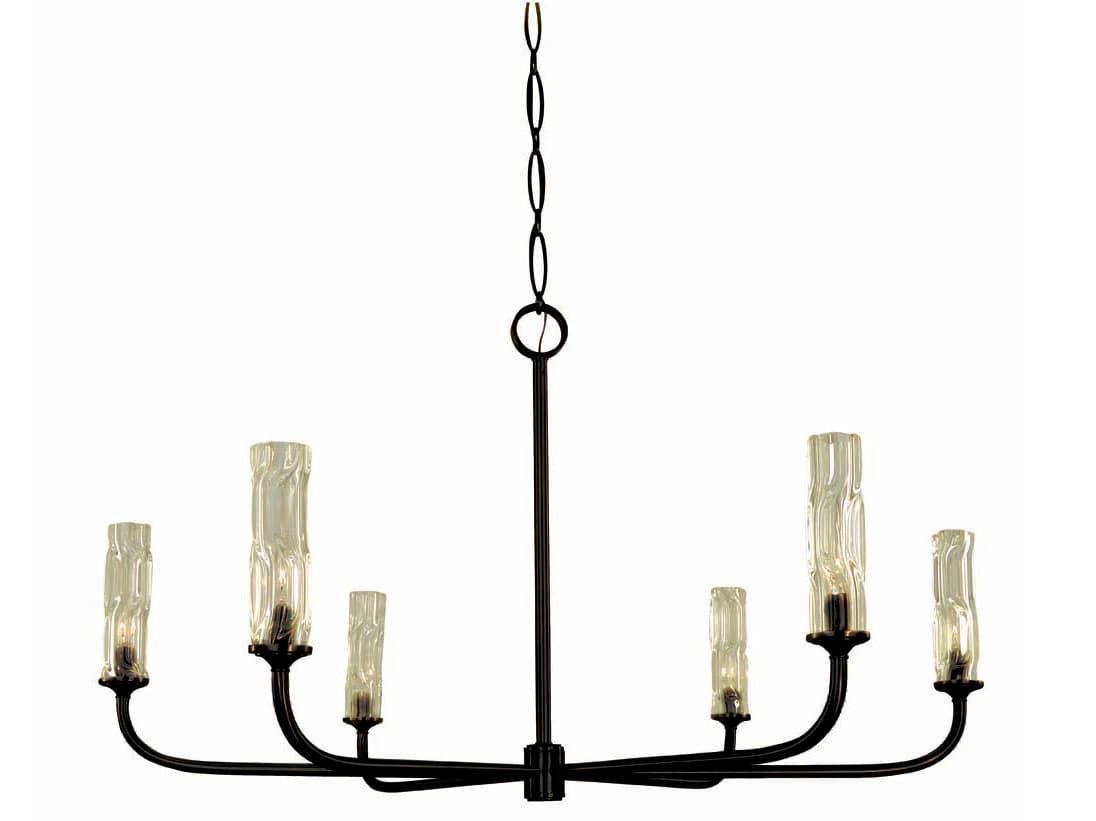 Framburg Kaia 6-Light Cylinder Chandelier