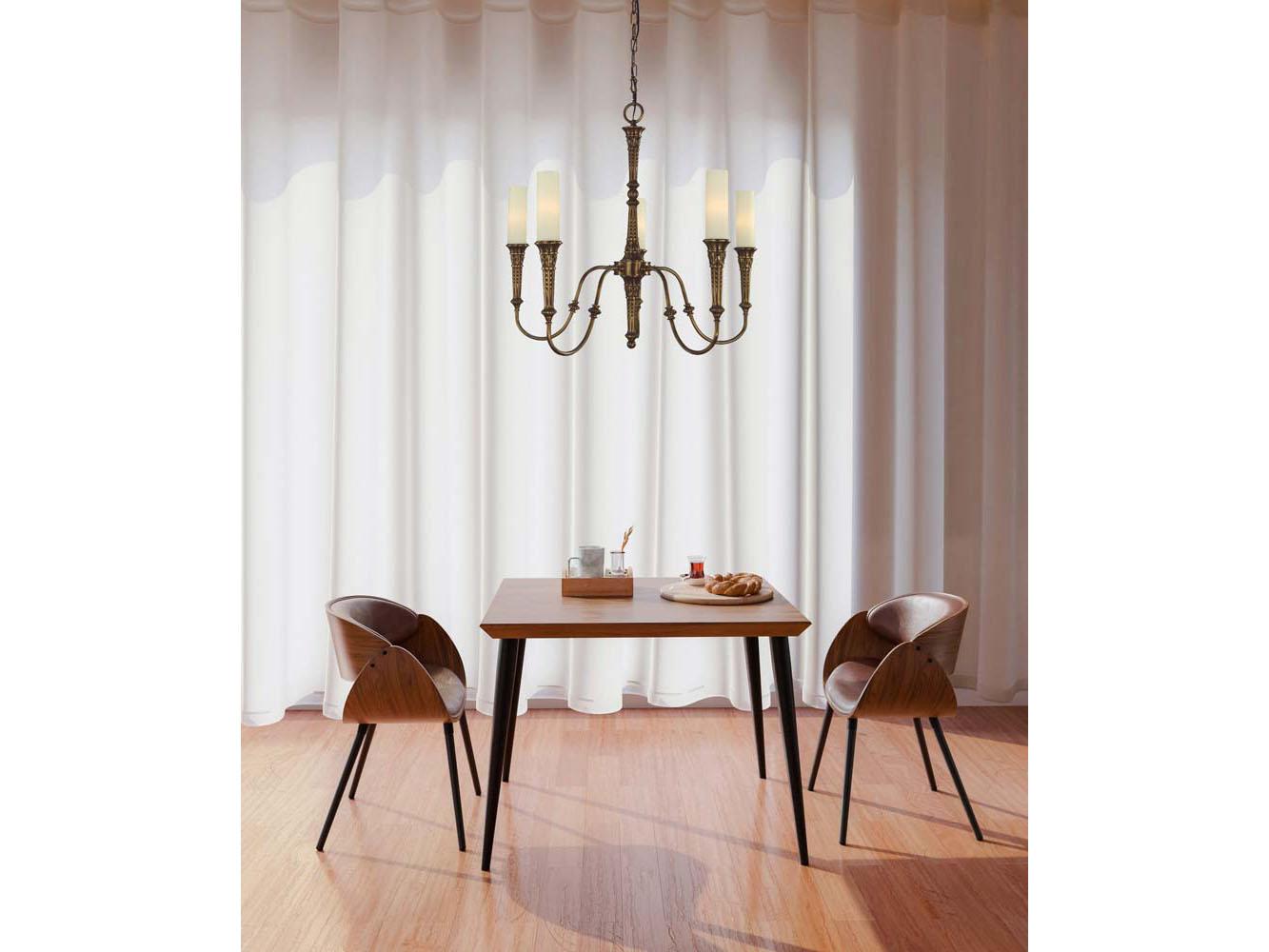 Framburg Old Greenwich 5-Light Traditional Candelabra Chandelier