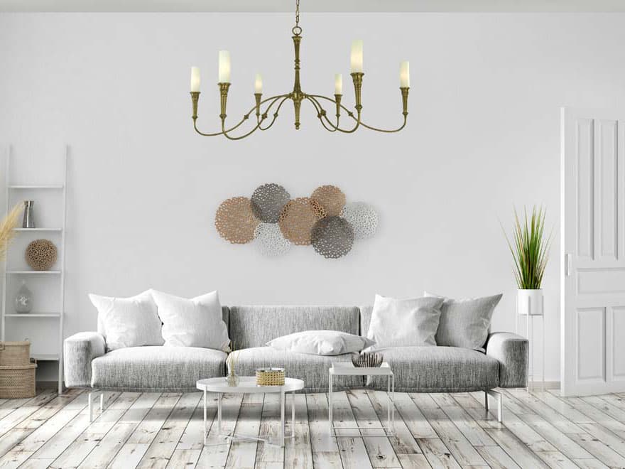 Framburg Old Greenwich 6-Light Traditional Candelabra Chandelier