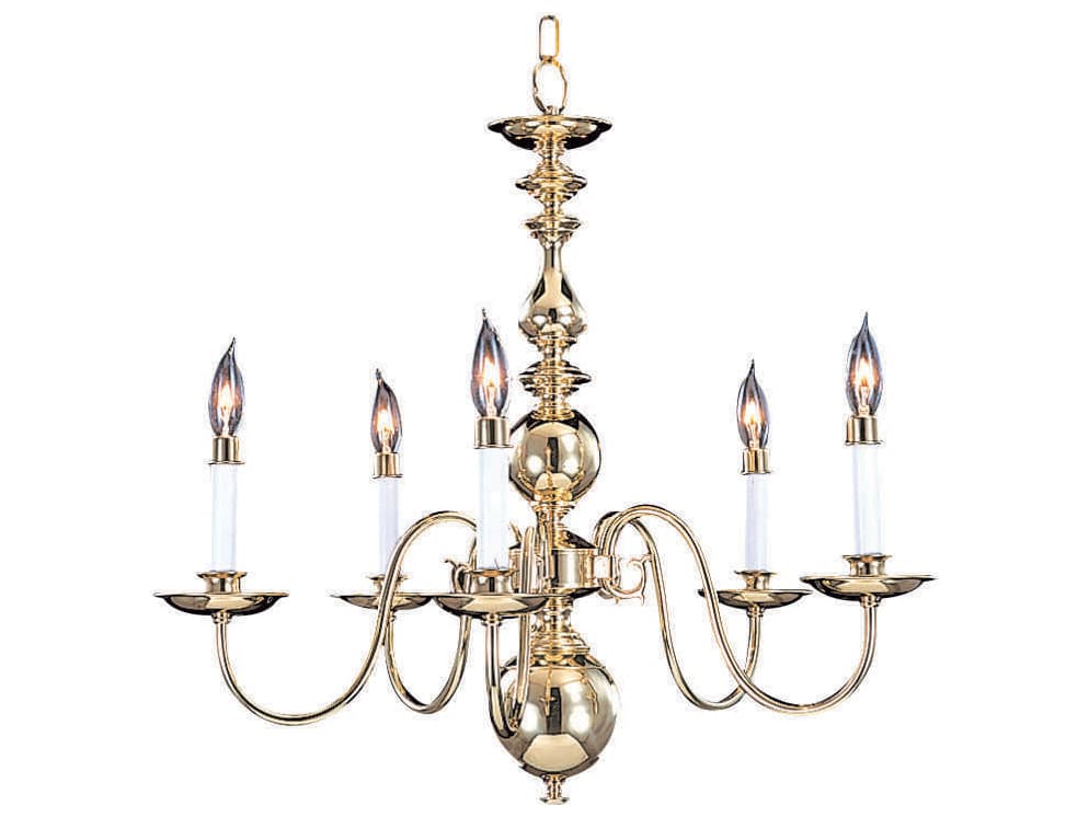 Framburg Jamestown 5-Light Candelabra Chandelier