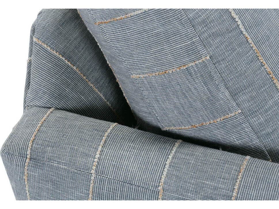 Rowe Allie Swivel Blue Fabric Accent Swivel Chair