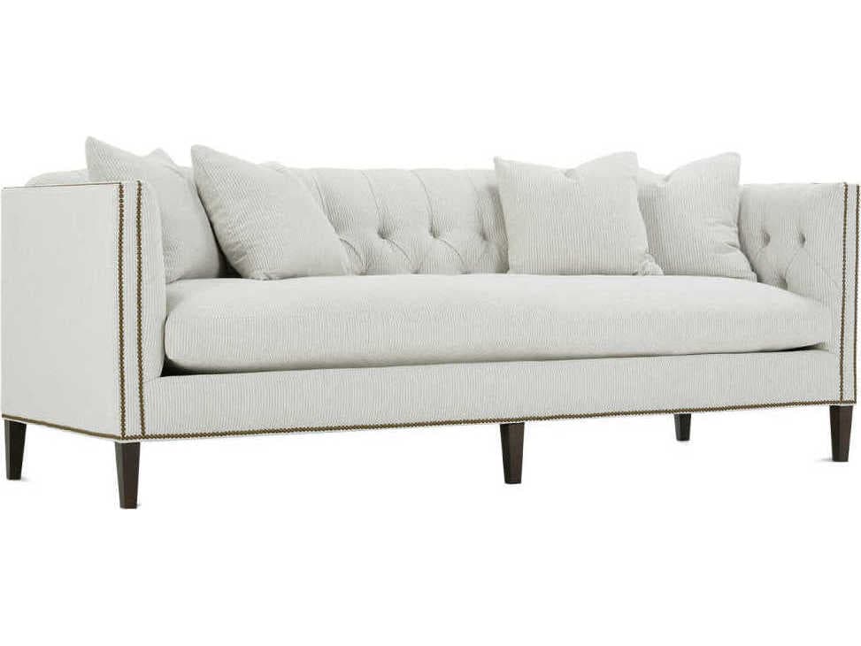 Rowe Brette Carob White Upholstered Sofa