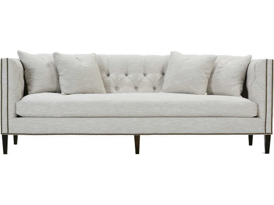 Rowe Brette Chocolate Beige Upholstered Sofa