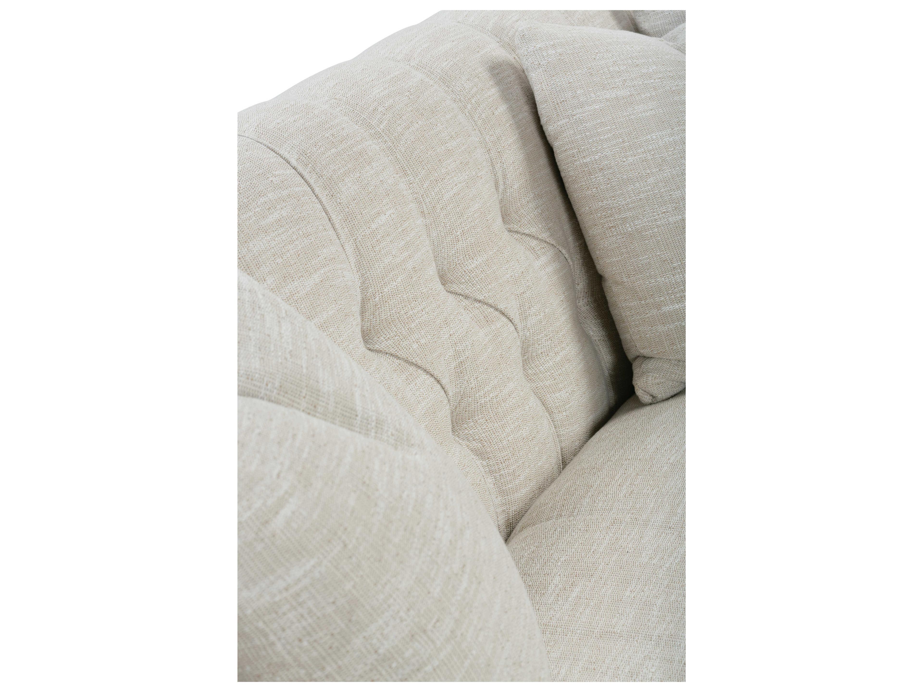 Rowe Brette Chocolate Beige Upholstered Sofa