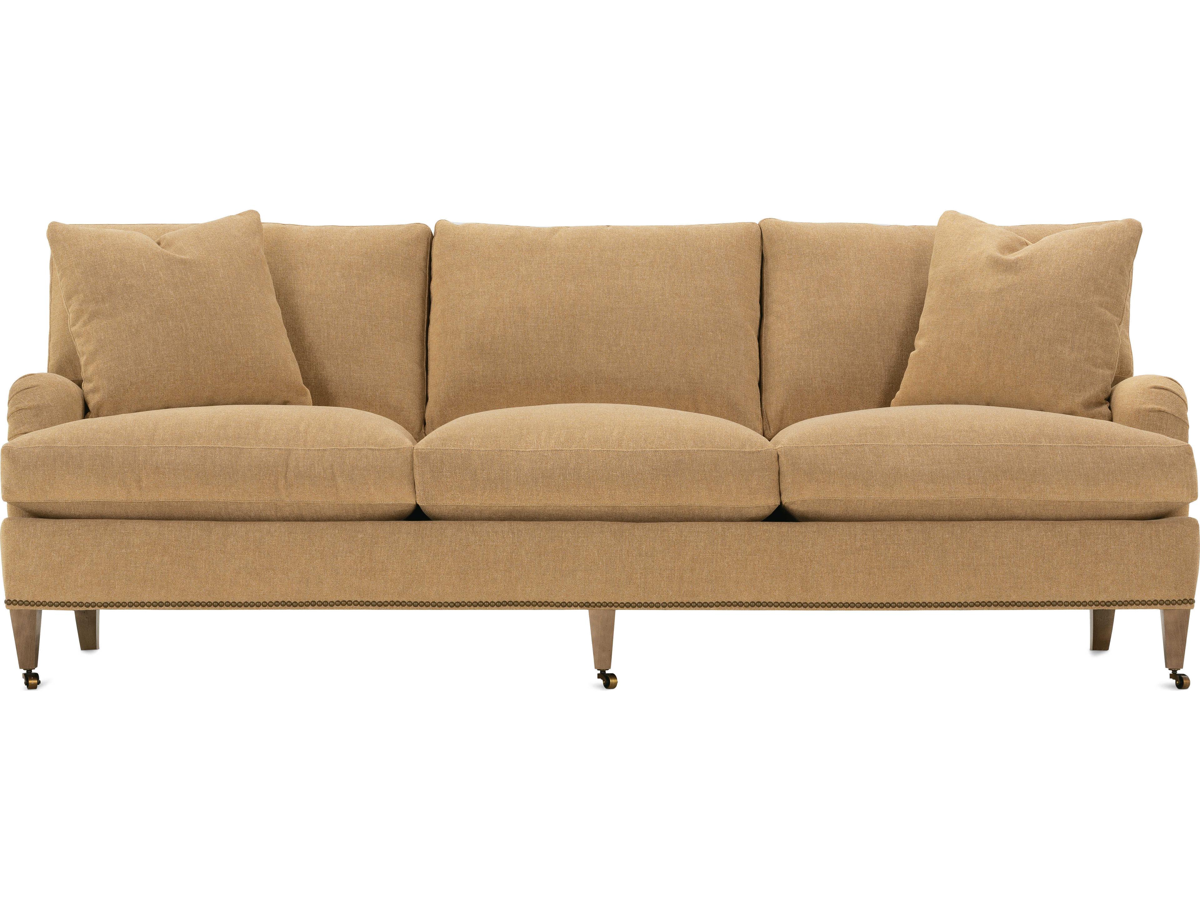Rowe Bristol Latte Yellow Upholstered Sofa