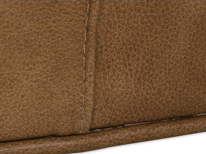 Rowe Times Square Swivel Brown Leather Accent Swivel Chair