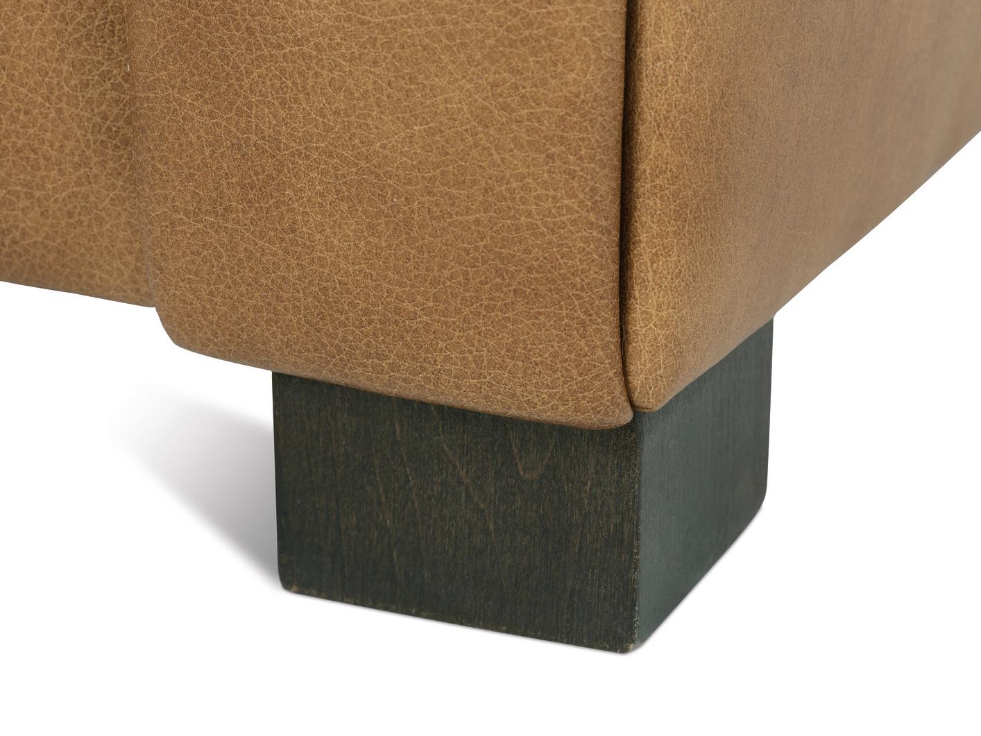 Rowe Desmond Brown Leather Accent Chair