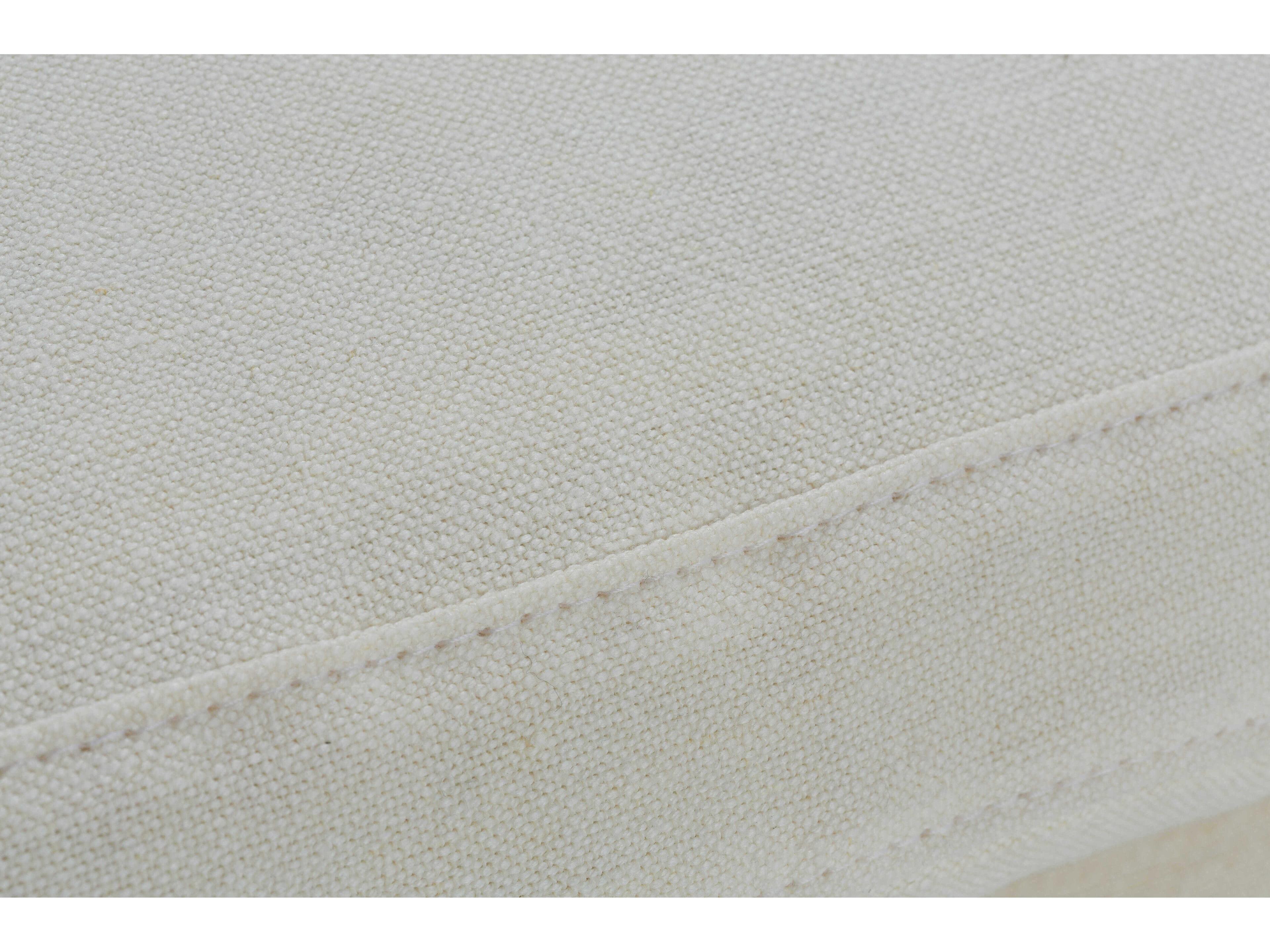 Rowe Ellice White Upholstered Chaise Lounge with Slipcover