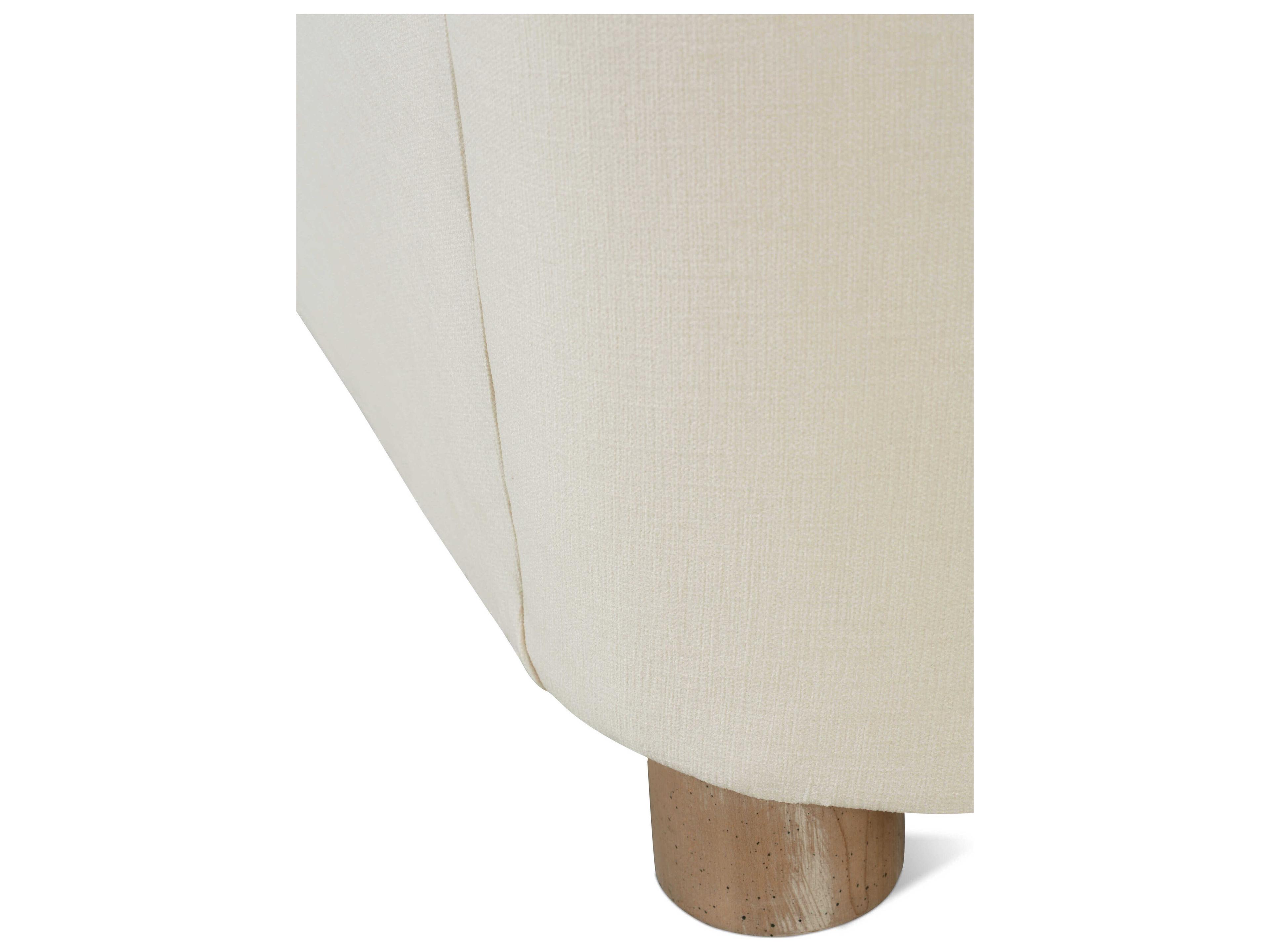 Rowe Florence Washed Oak Beige Upholstered Sofa