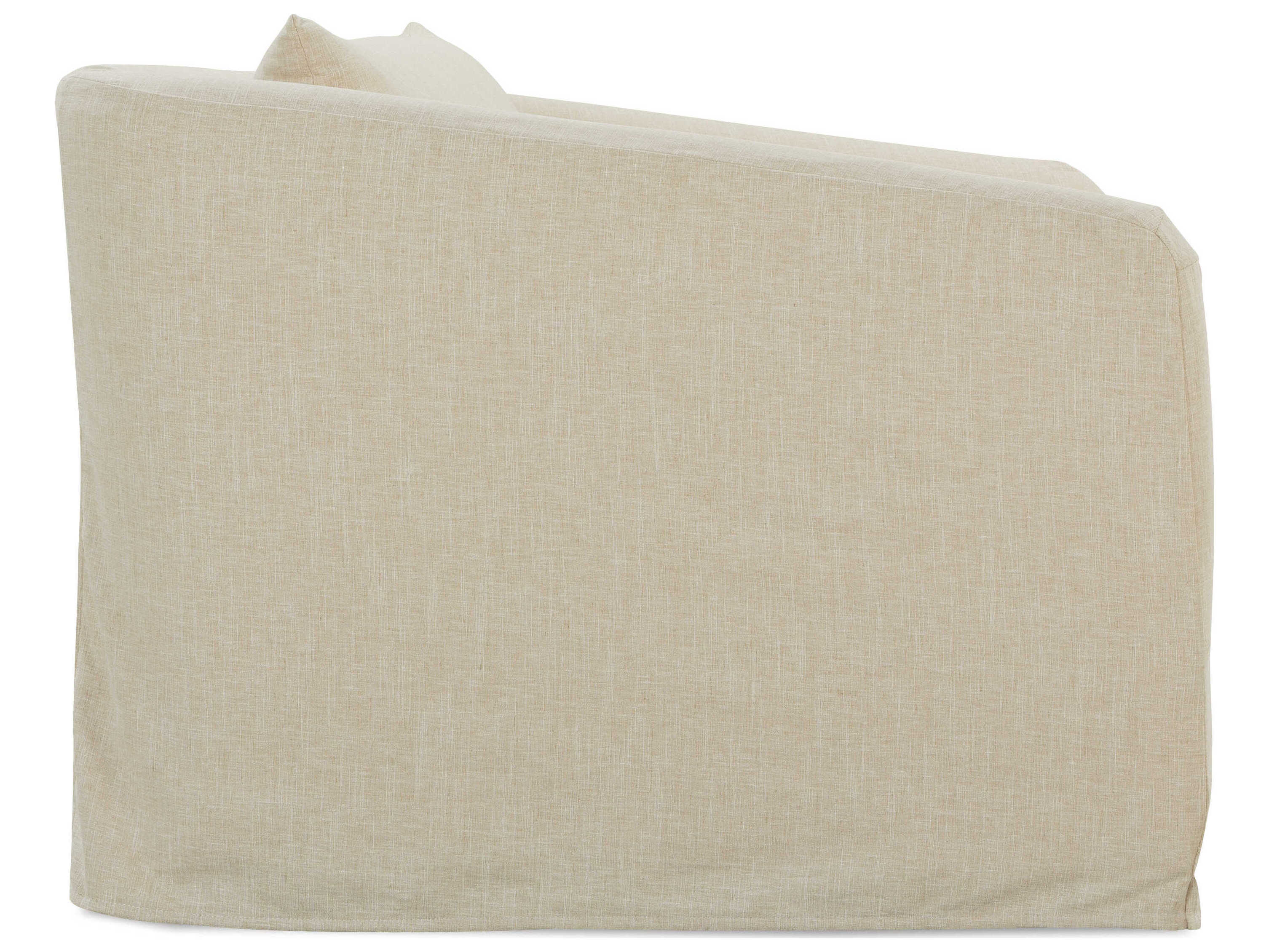 Rowe Florence Beige Upholstered Sofa with Slipcover