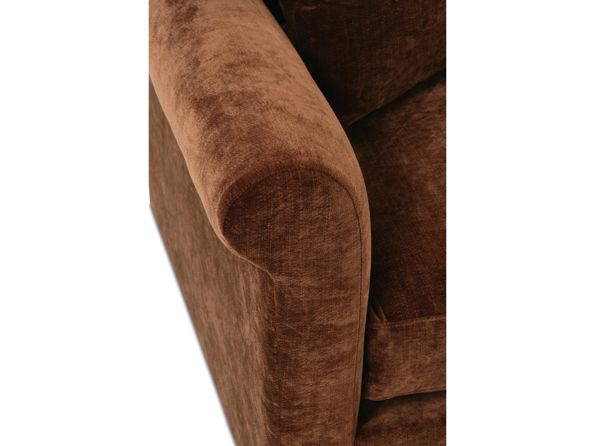 Rowe Freya Latte Brown Upholstered Sofa