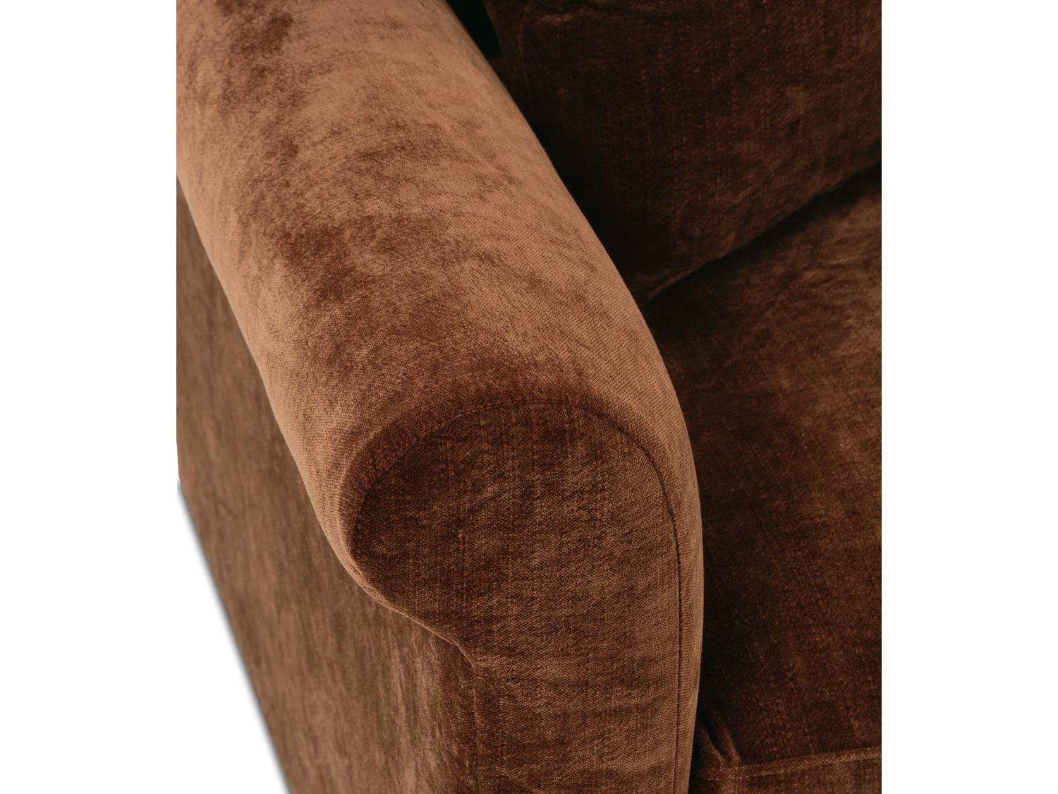 Rowe Freya Latte Brown Upholstered Sofa