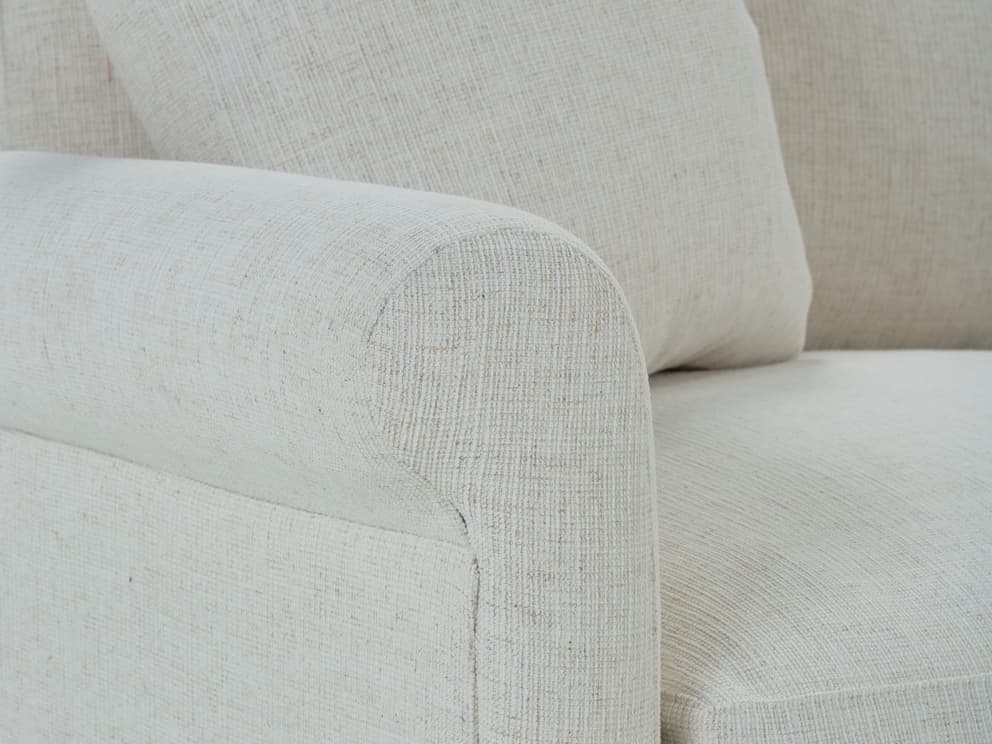Rowe Freya Latte White Upholstered Sofa