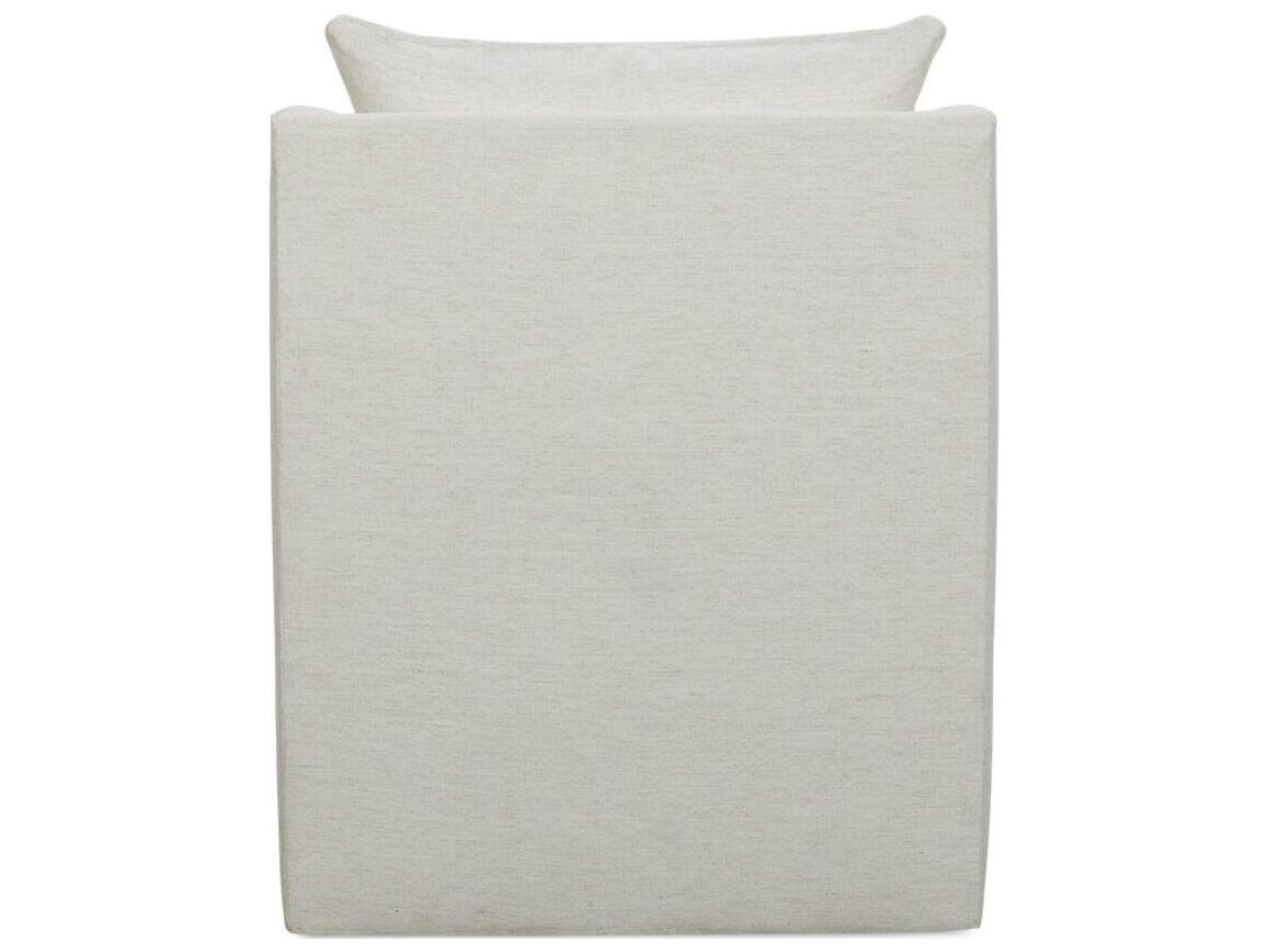 Rowe Kara Glider Cream Fabric Accent Swivel Chair