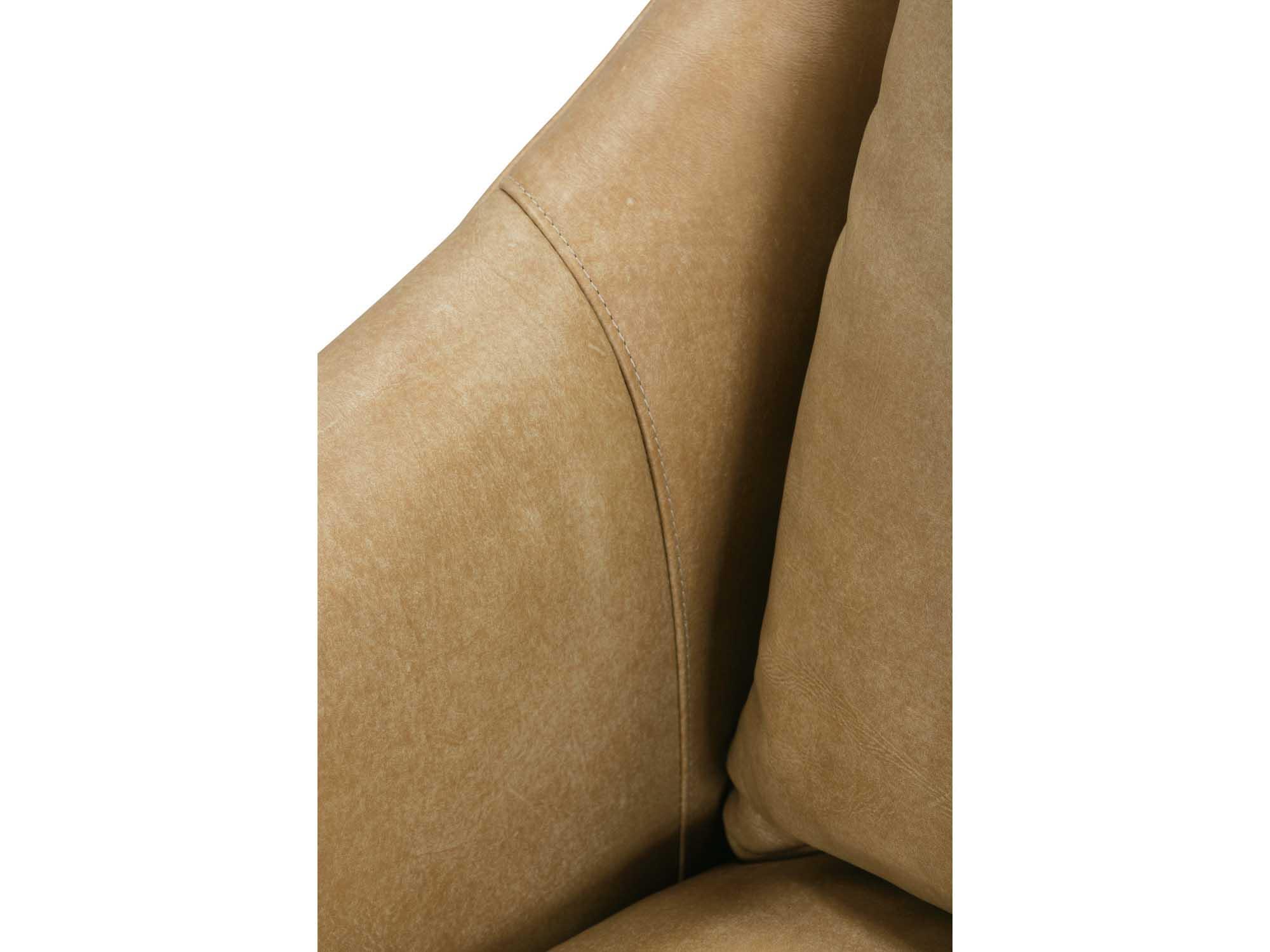 Rowe Kara Brown Leather Accent Chair