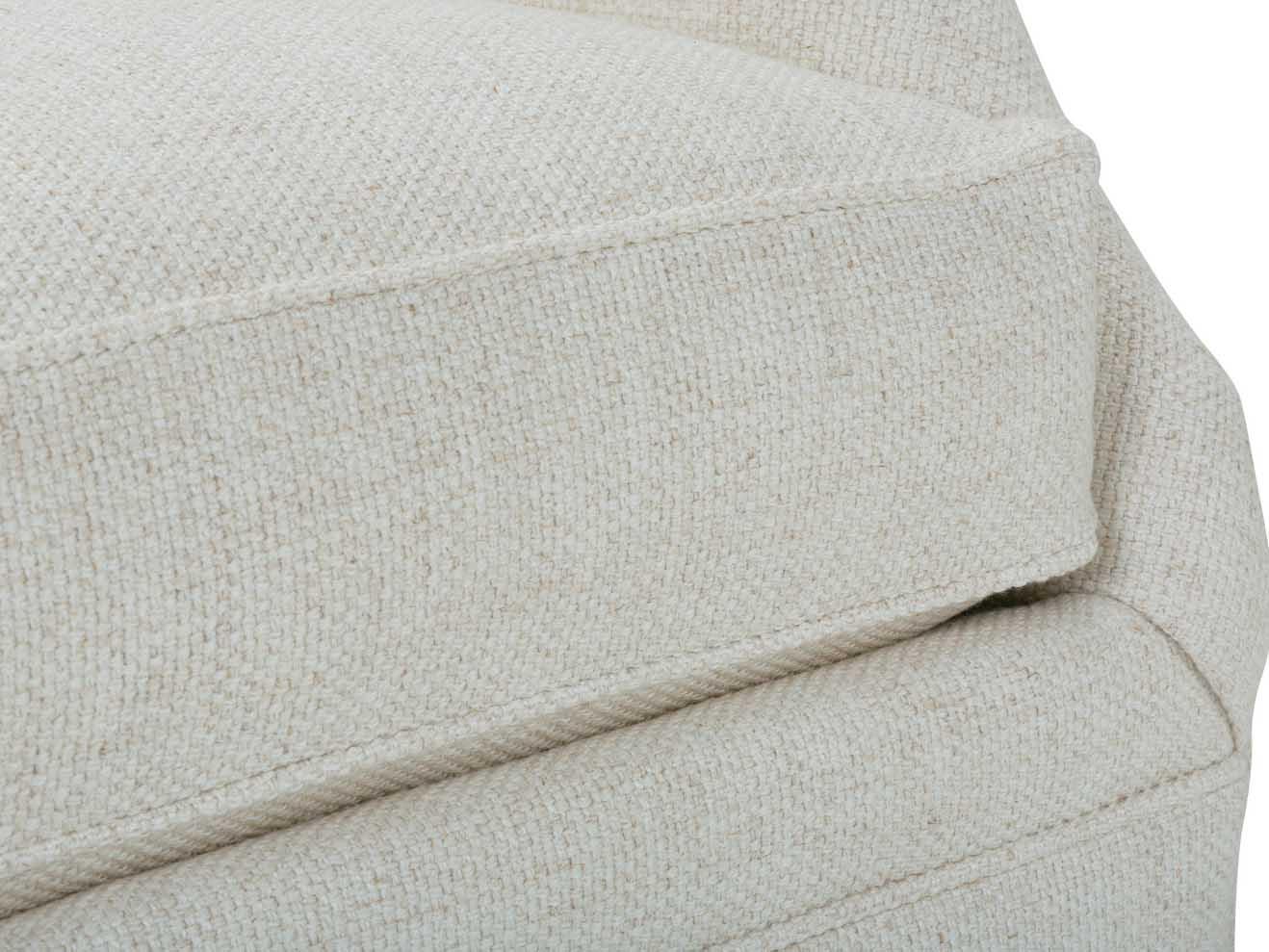 Rowe Kori White Fabric Accent Chair