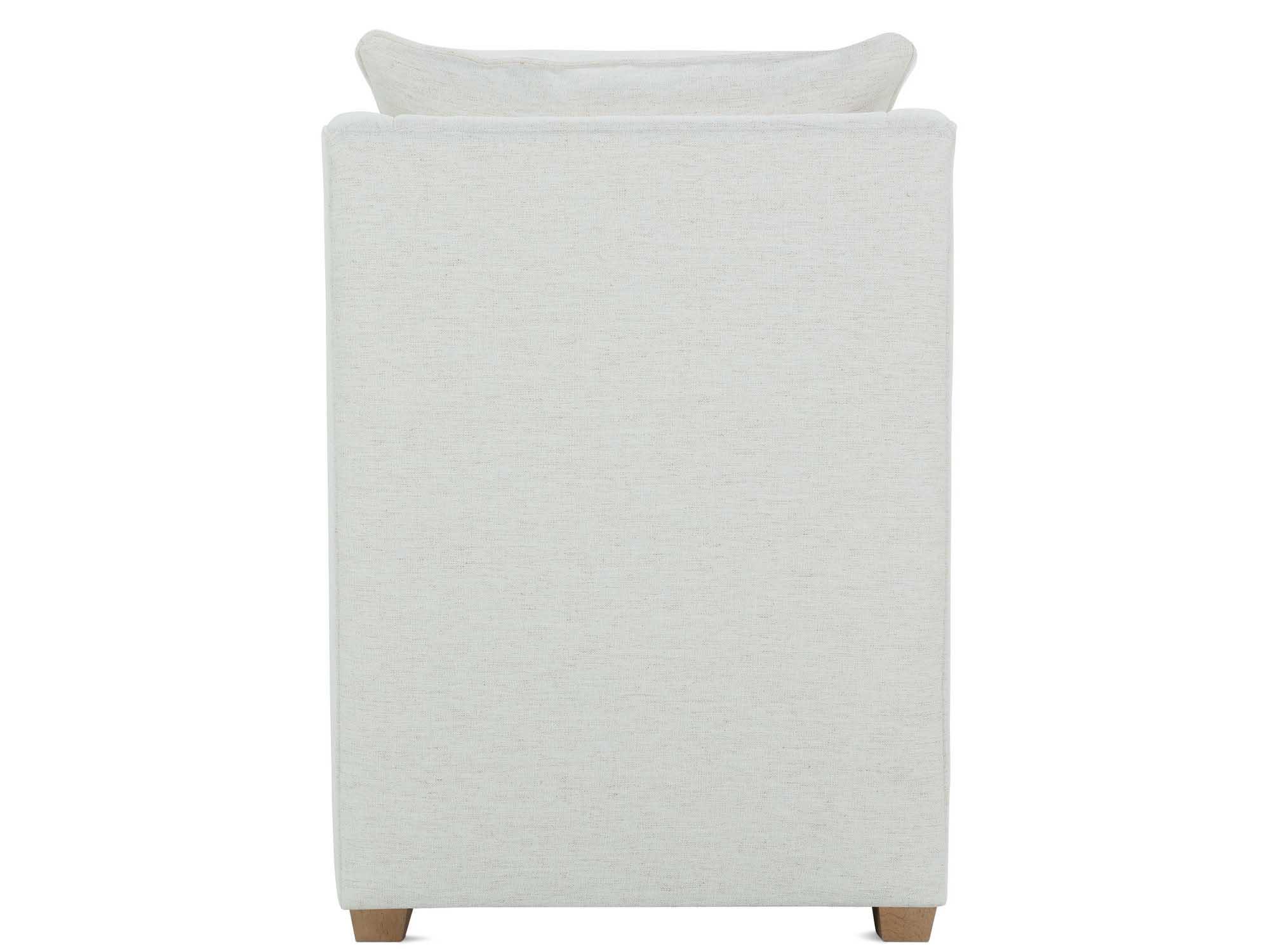 Rowe Kori White Fabric Accent Chair