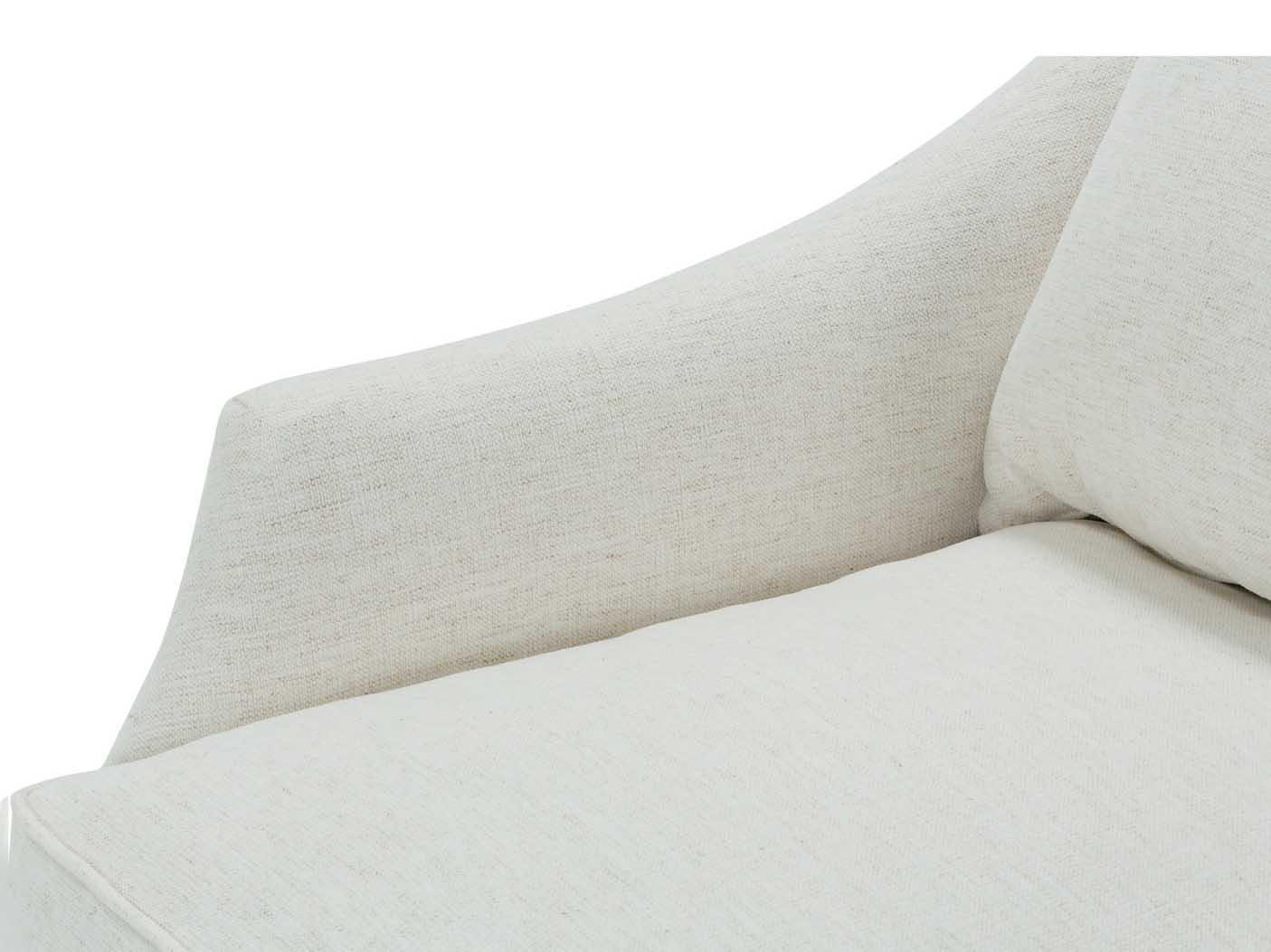 Rowe Kori White Fabric Accent Chair