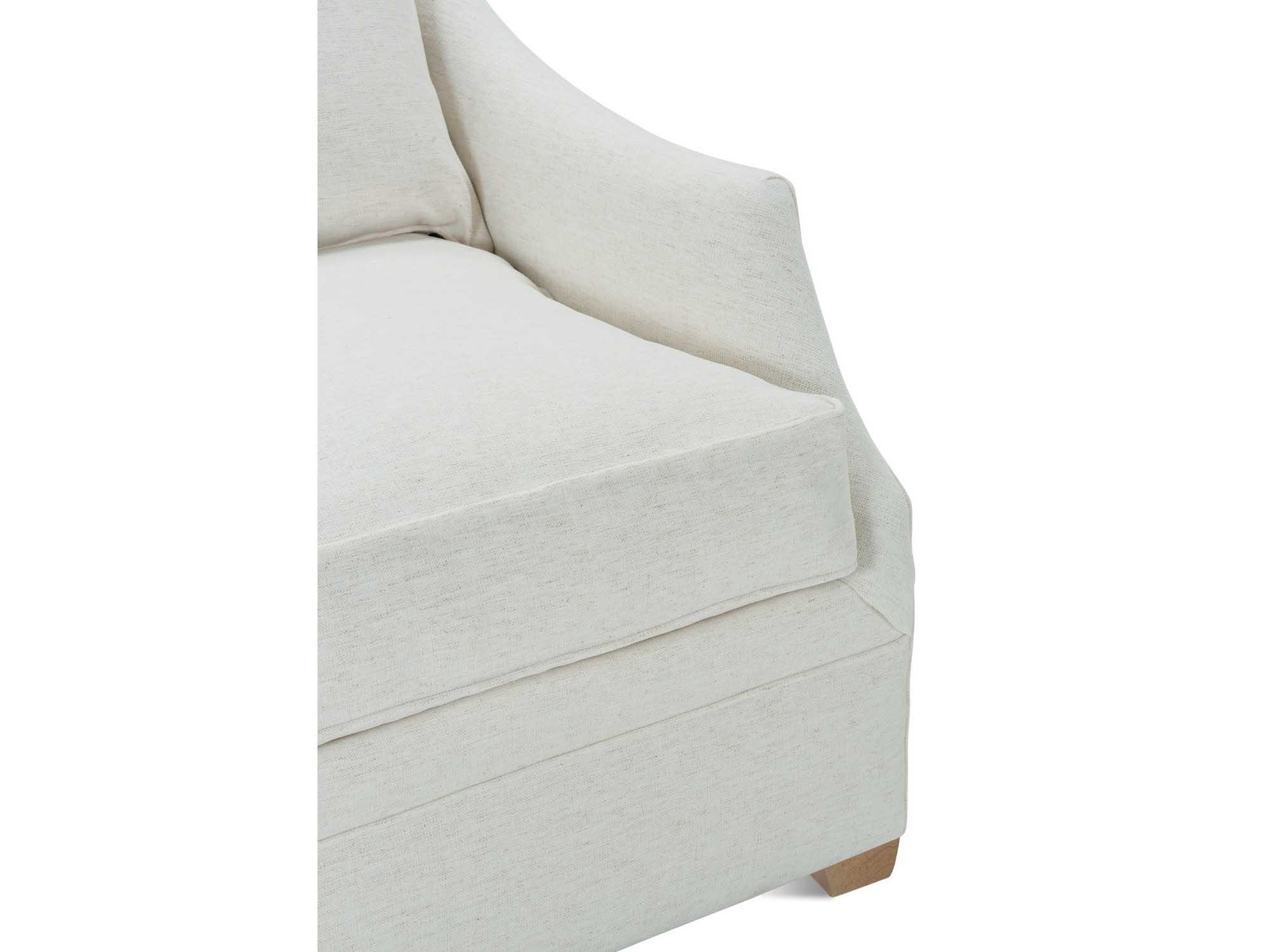 Rowe Kori White Fabric Accent Chair