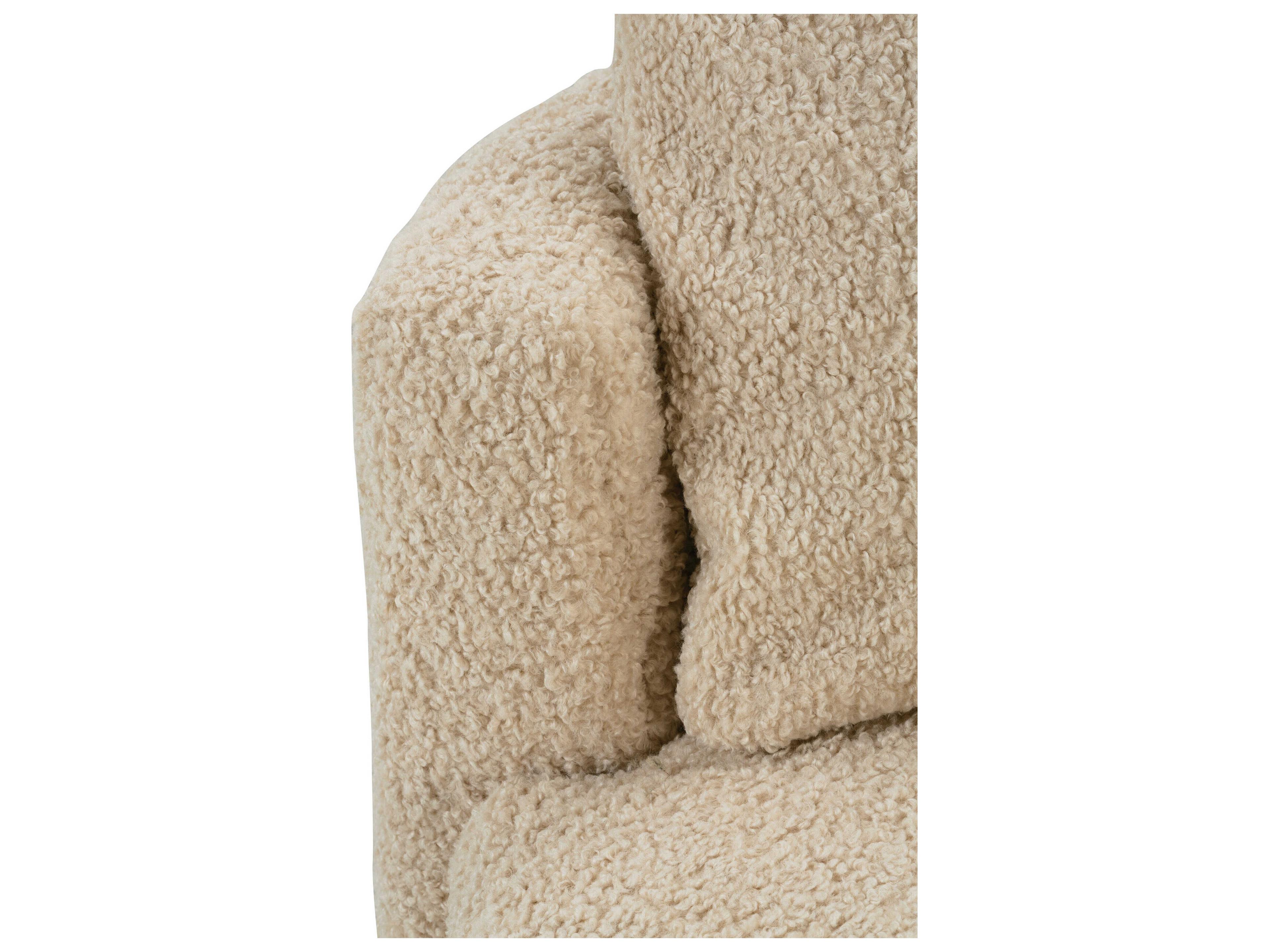 Rowe Leander Beige Fabric Accent Chair