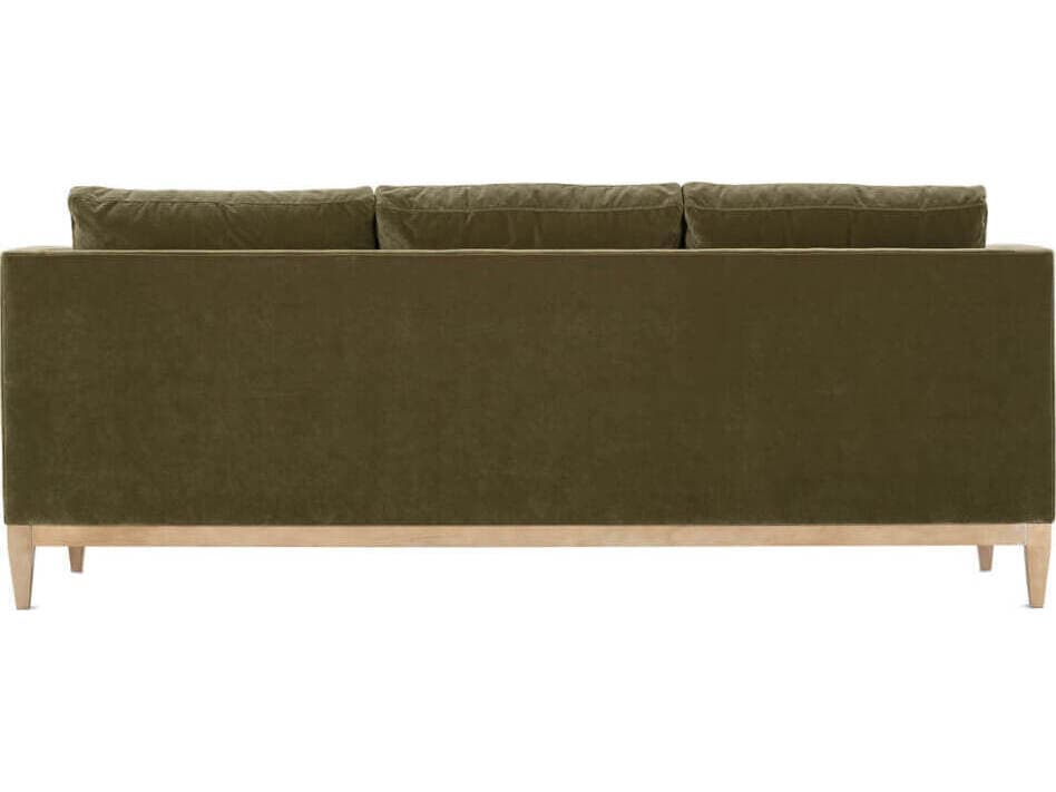 Rowe Leo Washed Oak Green Upholstered Sofa