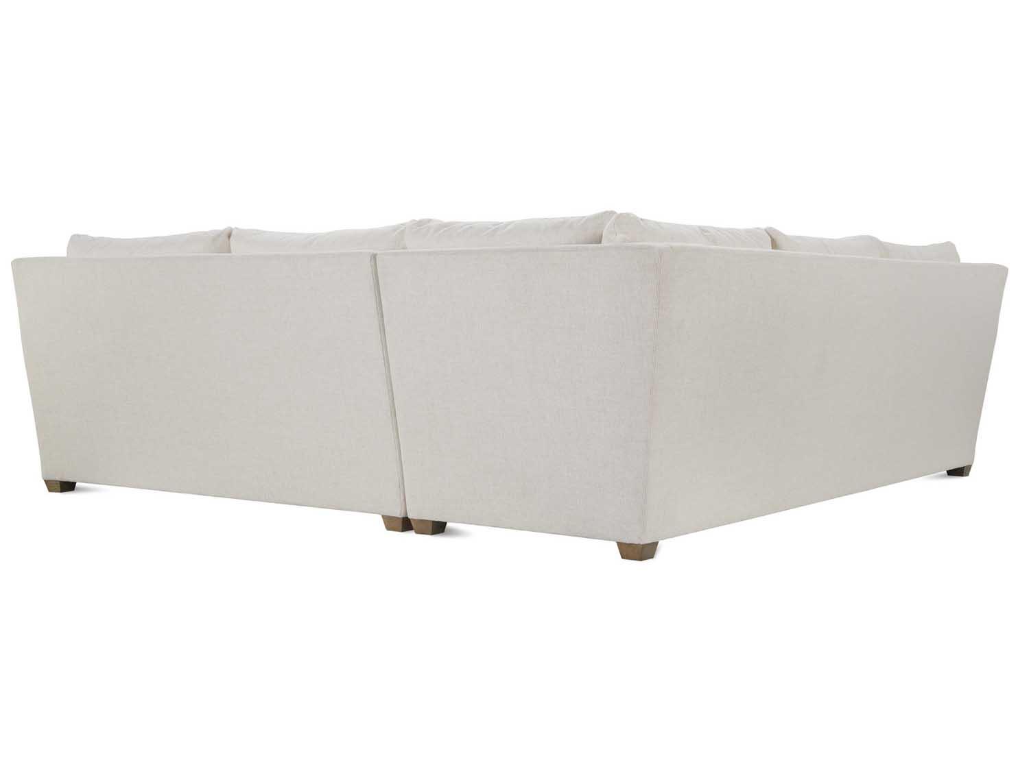 Rowe Lilah Cream Upholstered Sectional Sofa