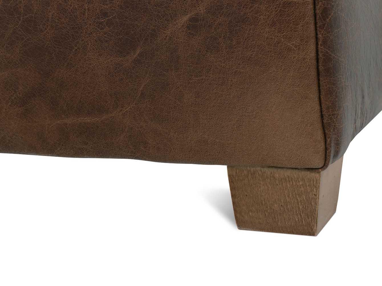 Rowe Lilah Brown Leather Accent Chair