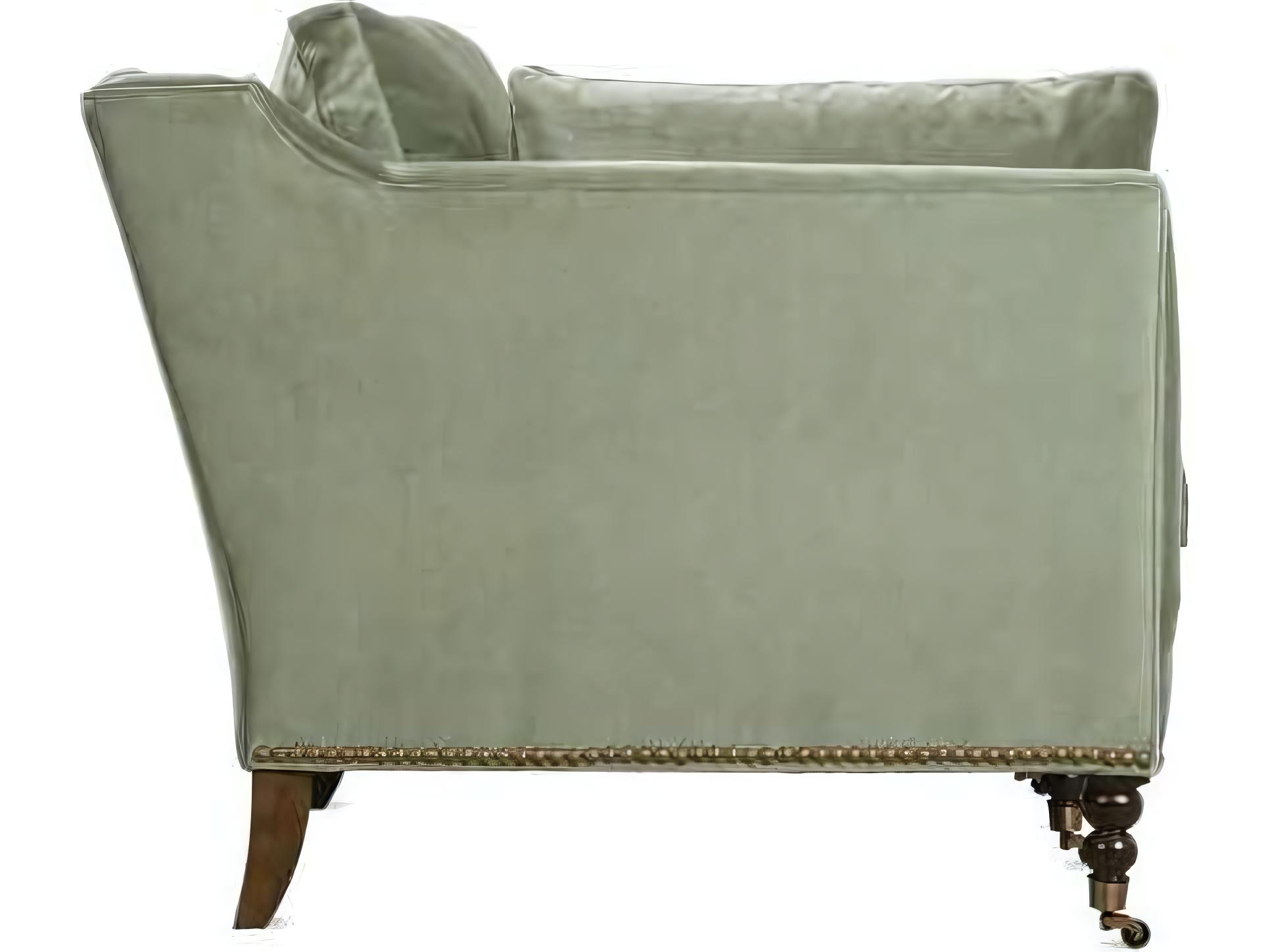 Rowe Madeline Green Upholstered Sofa