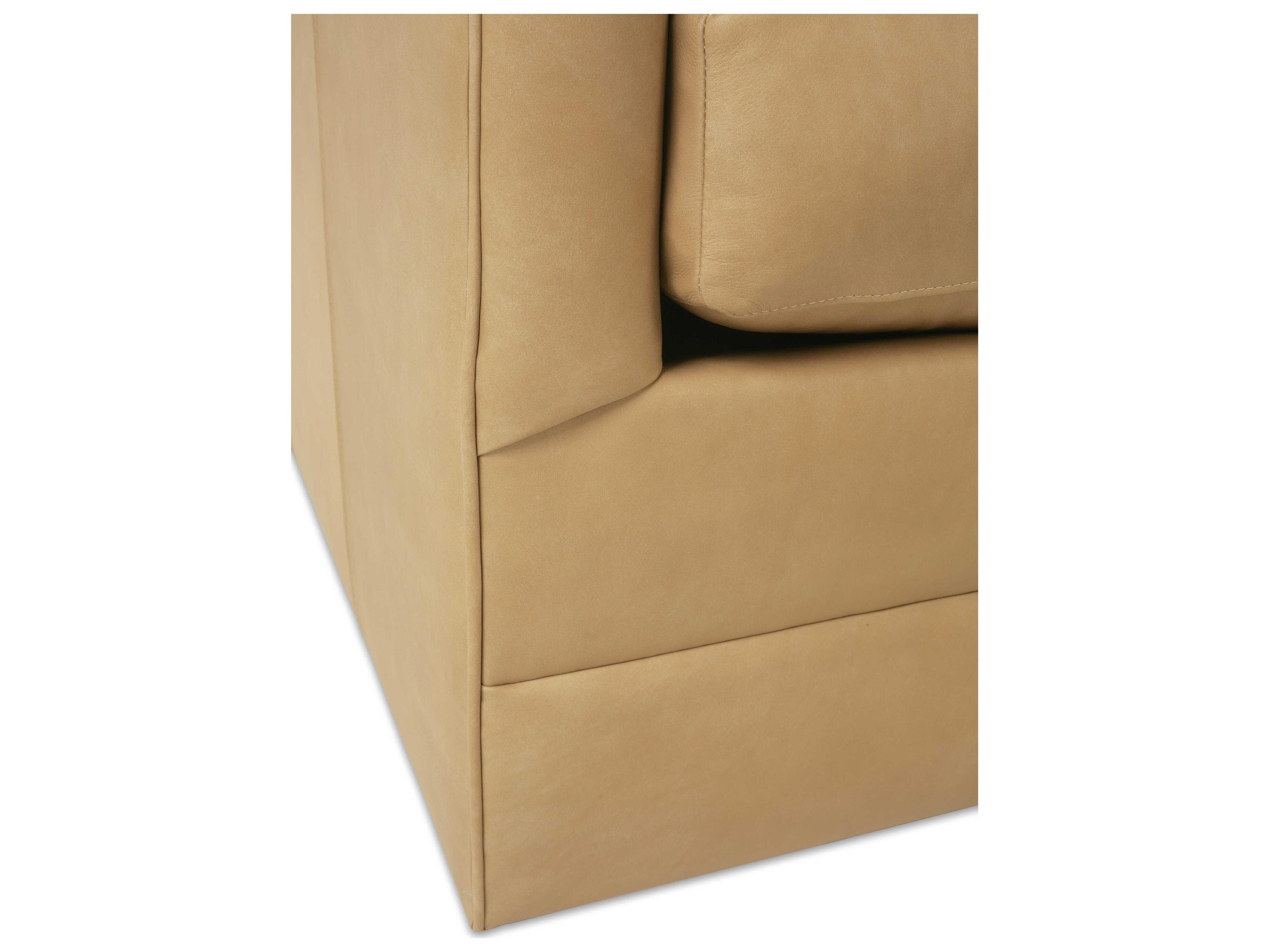 Rowe Madeline Swivel Brown Leather Accent Chair